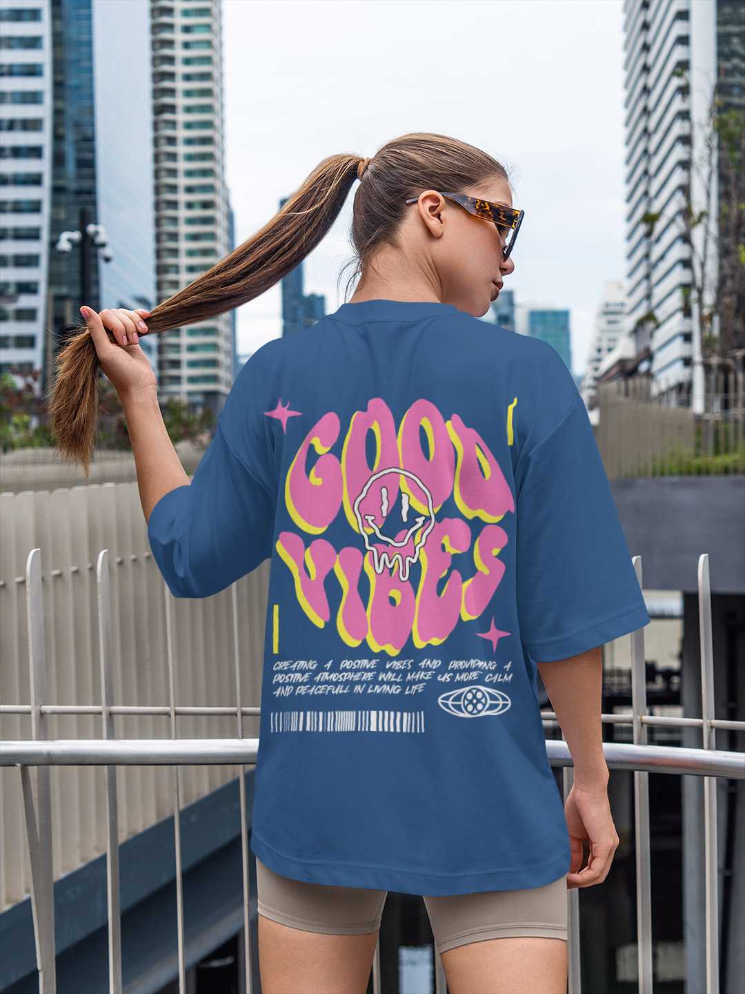 Good Vibes Oversized Tee