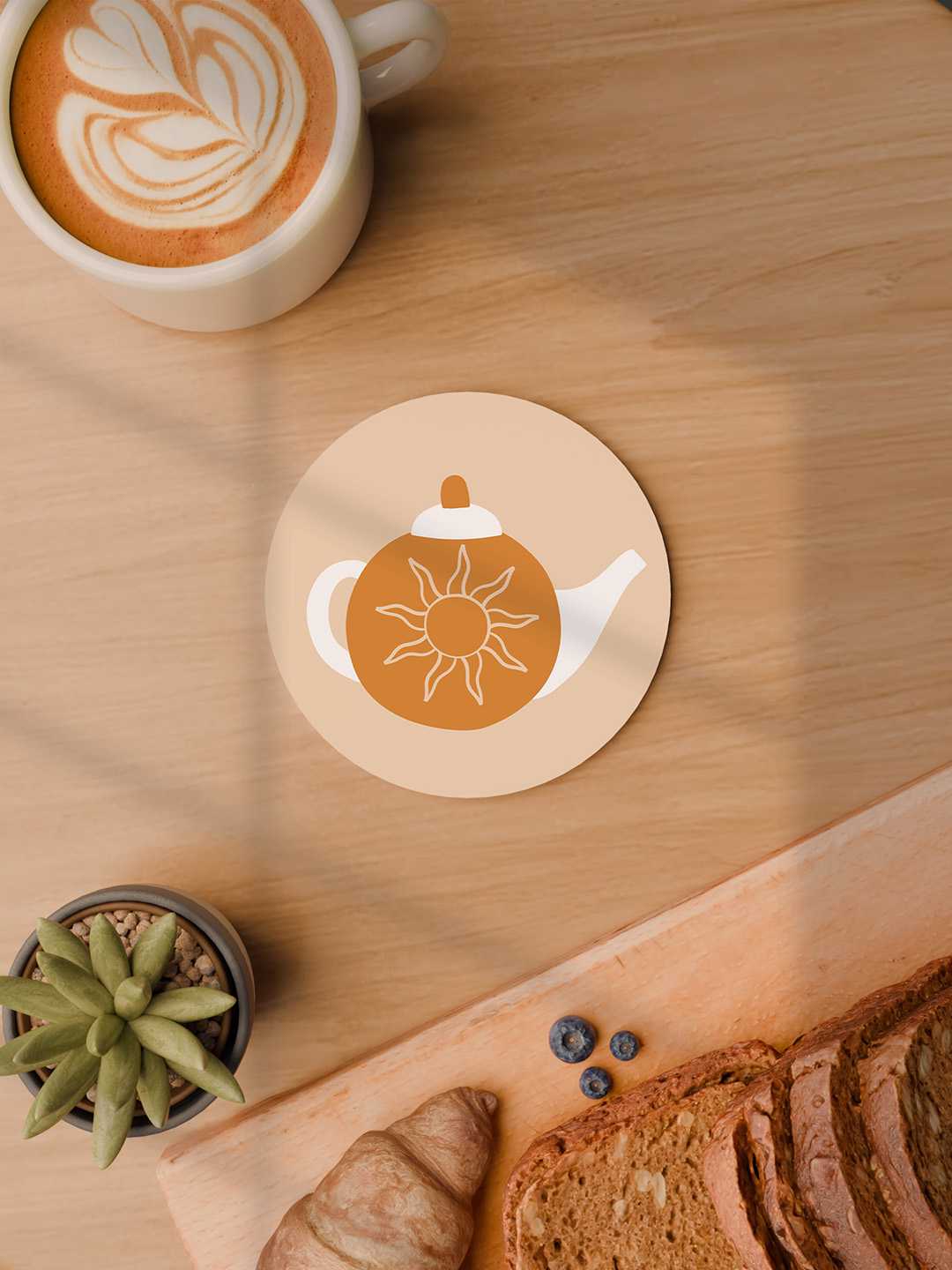 Aura and Earth Art Graphic Coasters - Pack of 6