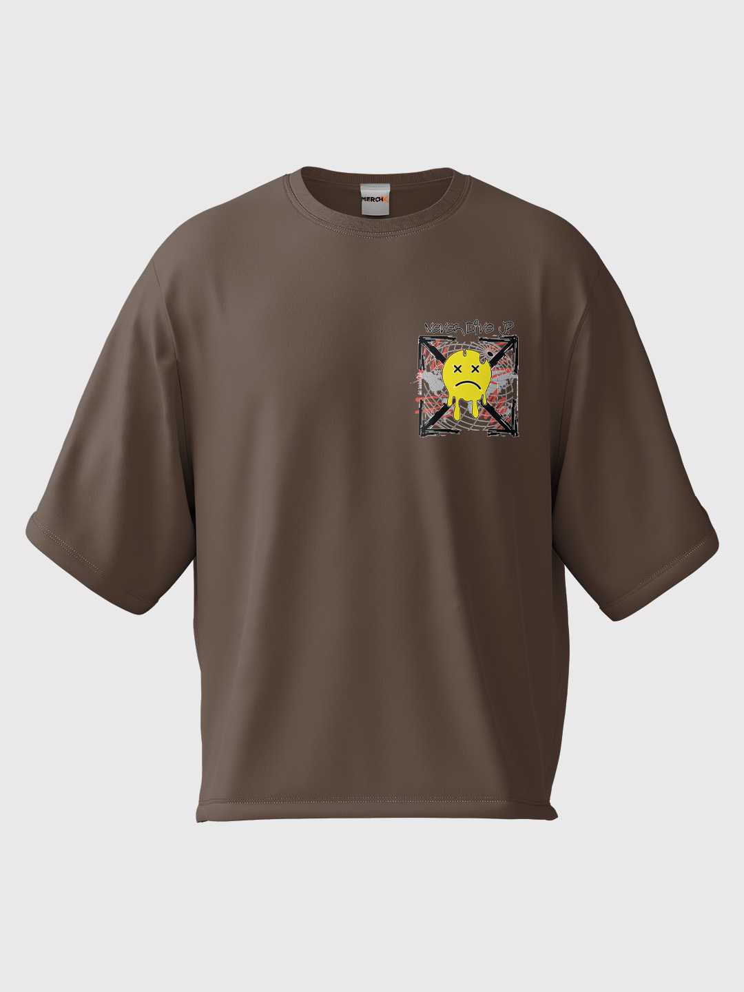 Never Give up Oversized Tee