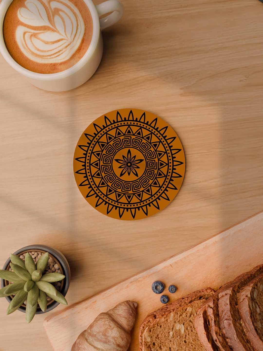 Ethnicity Pattern Graphic Coasters - Pack of 6