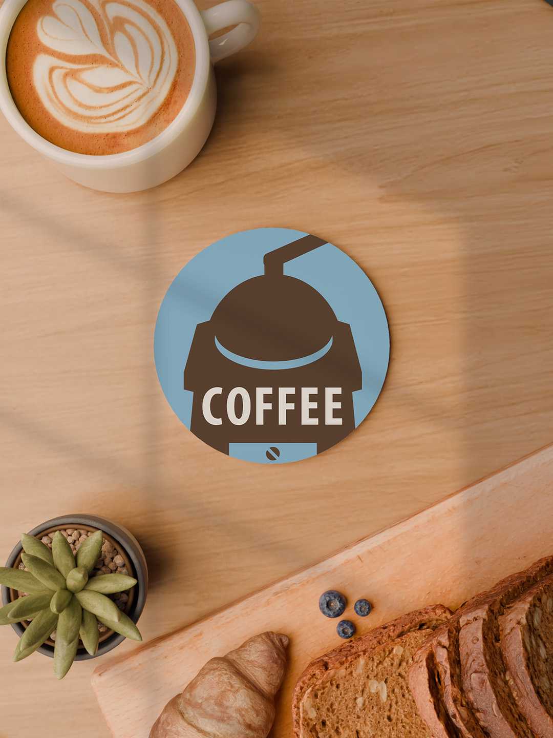 Tea & Coffee Graphic Coasters - Pack of 6