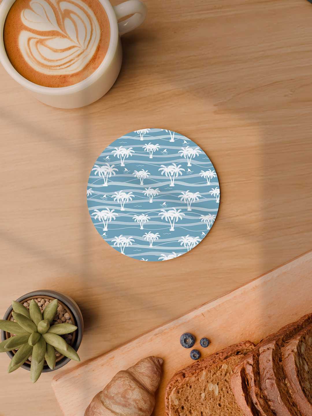 Beach Vibe Graphic Coasters - Pack of 6