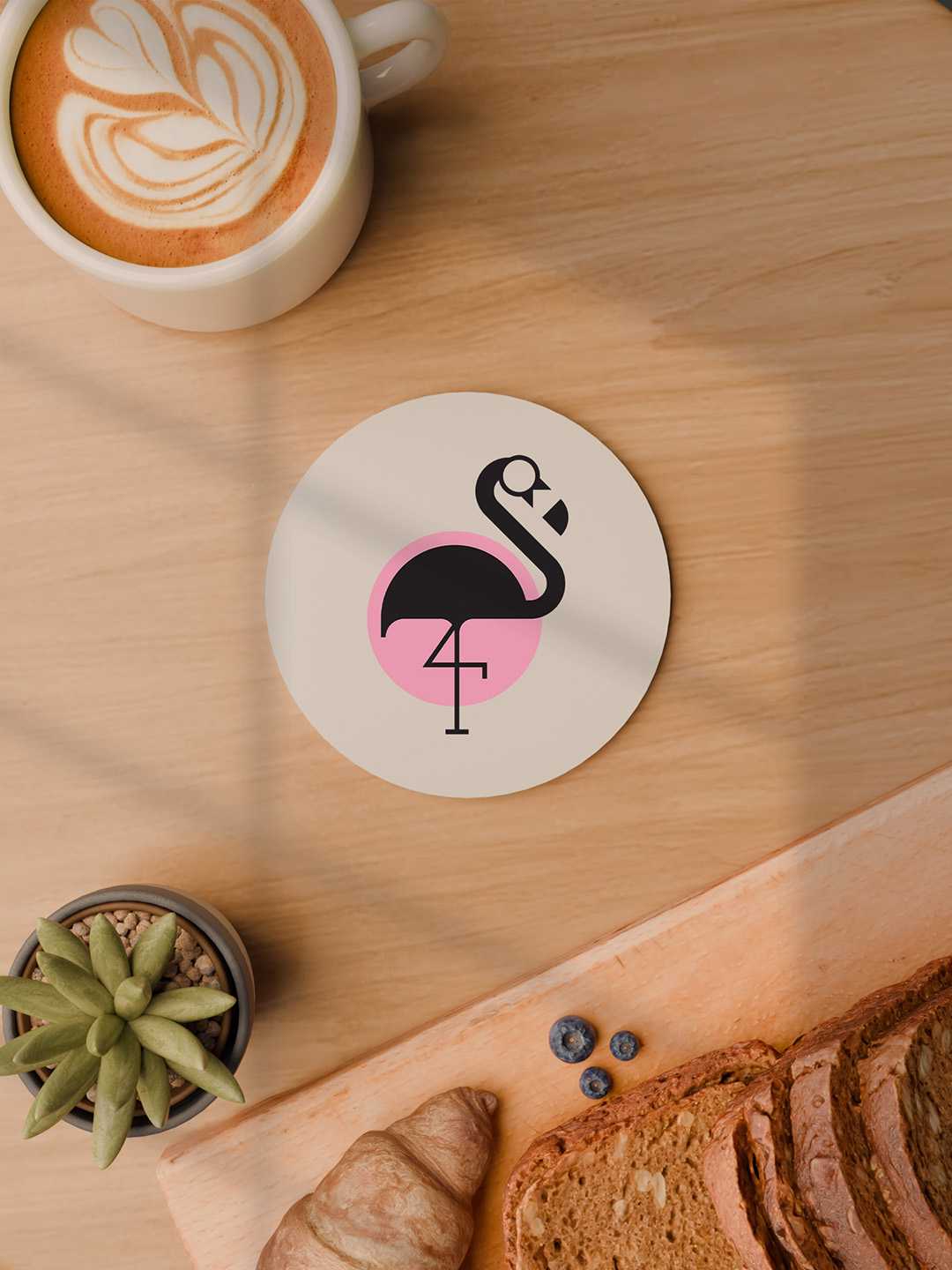 Birdy Nest Graphic Coasters - Pack of 6
