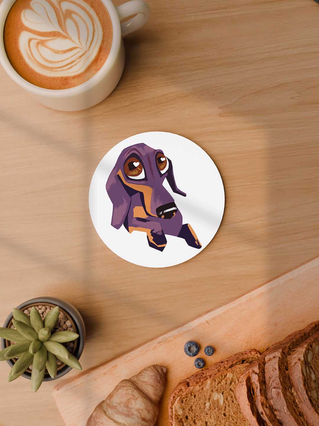 Anime Illustrations Graphic Coasters - Pack of 6