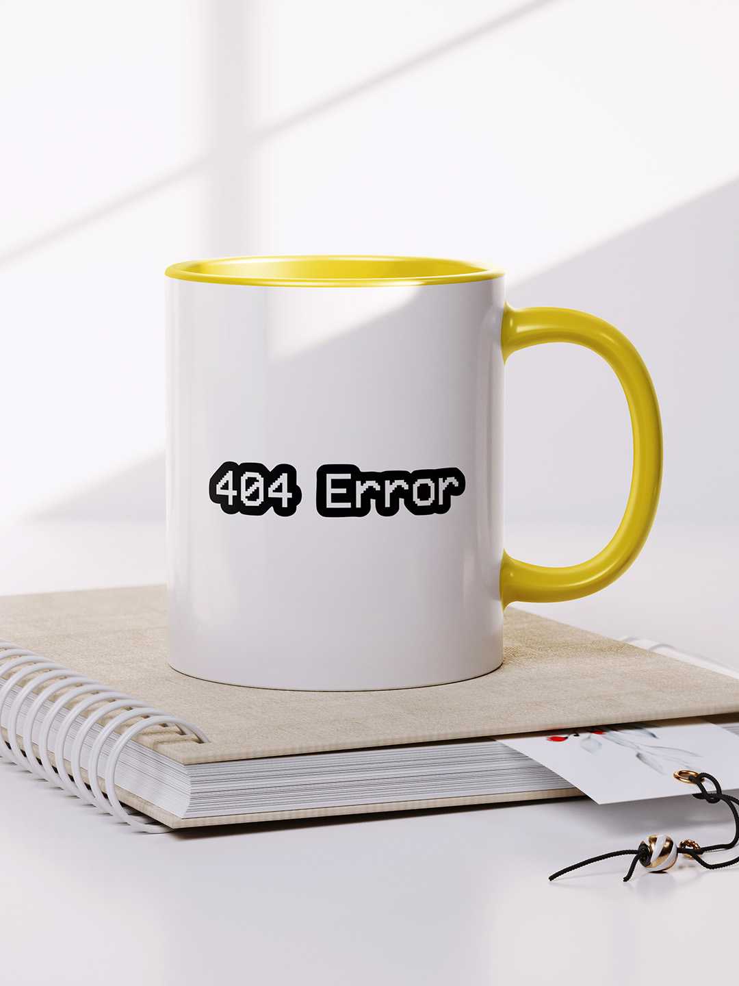 ERROR 404 Graphic Printed Ceramic Mug