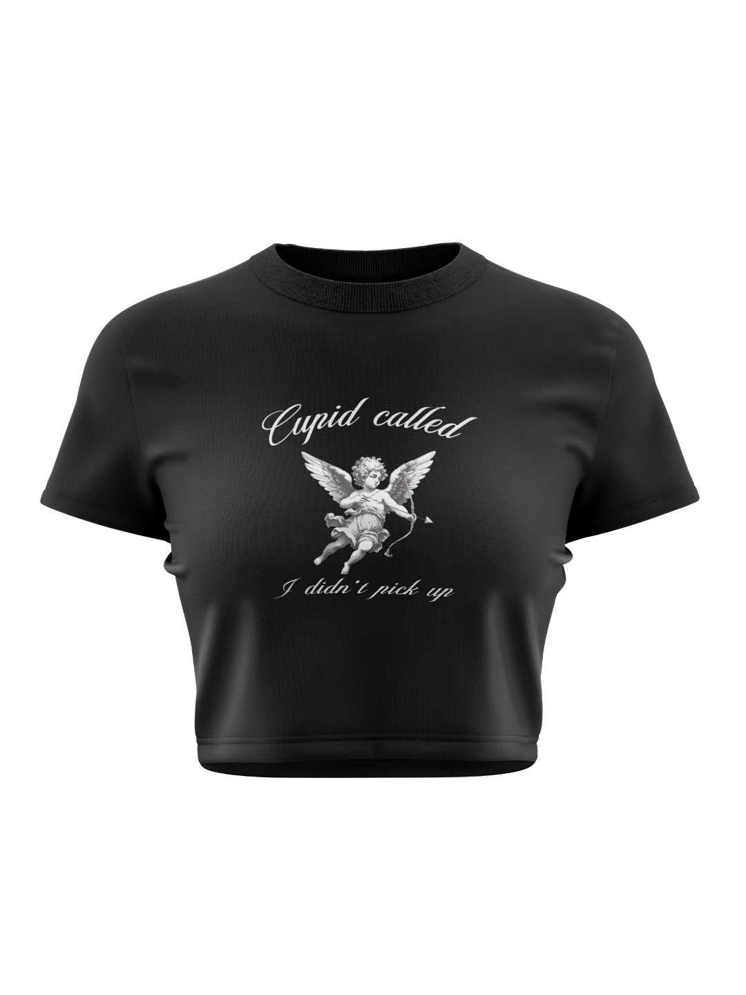 Cupid Call Graphic Baby Tee