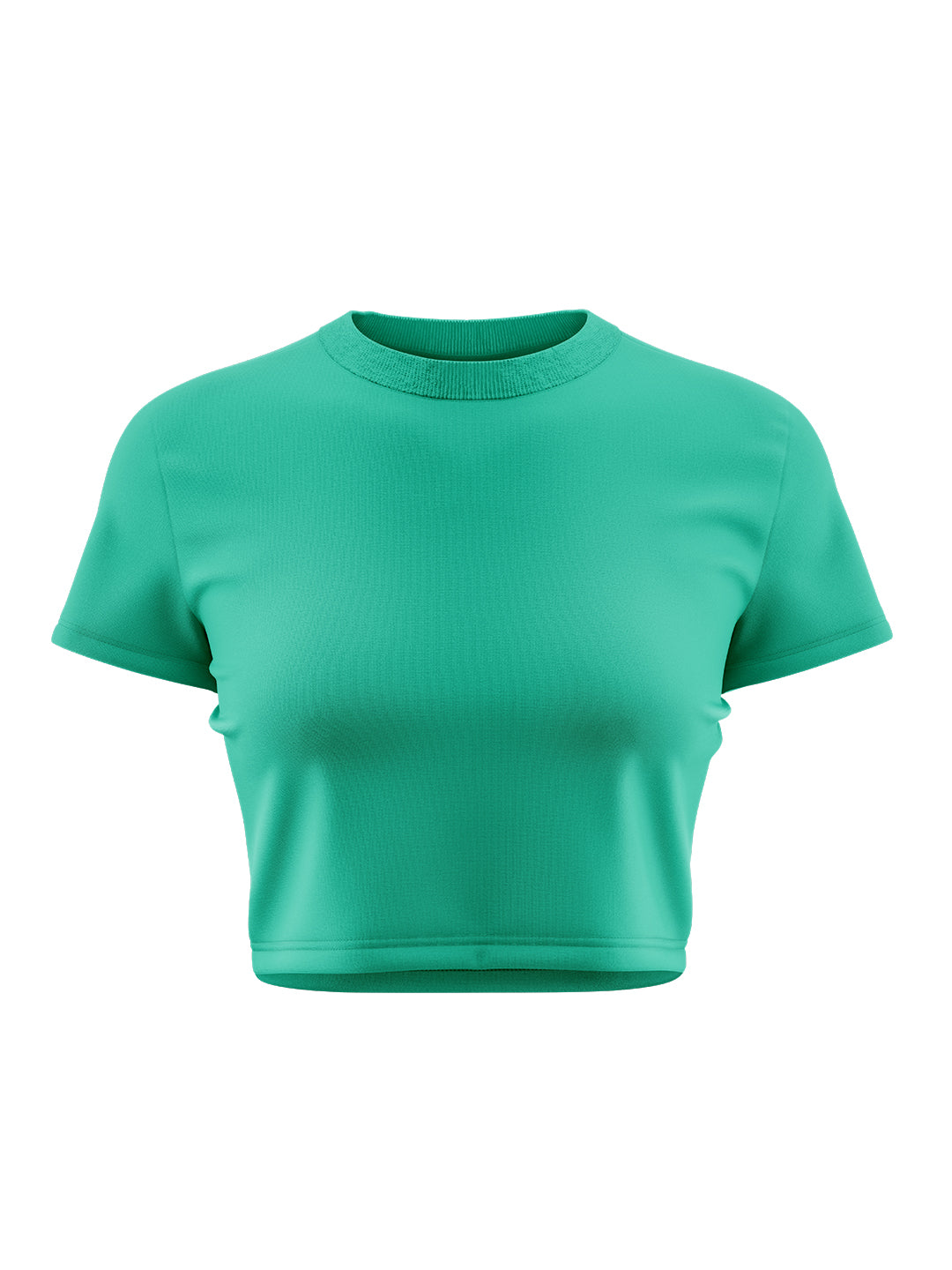 Sea Green Solid Baby Tee