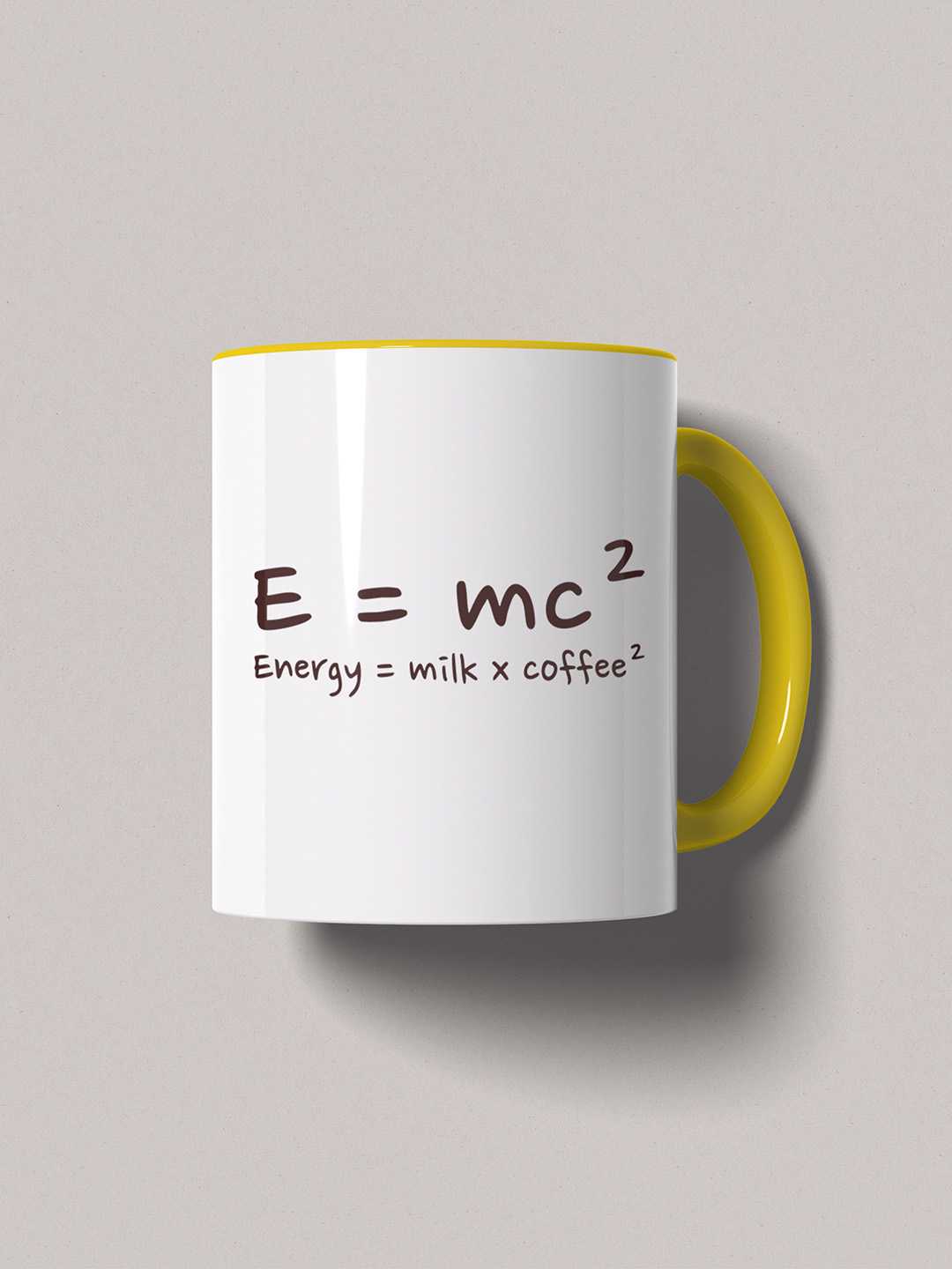 E=MC2 Graphic Printed Ceramic Mug