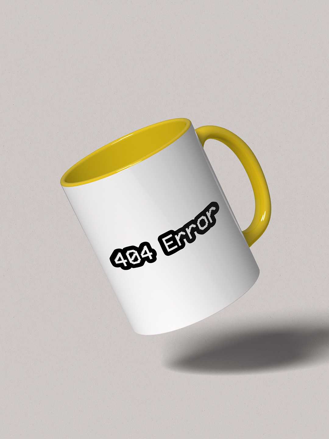 ERROR 404 Graphic Printed Ceramic Mug