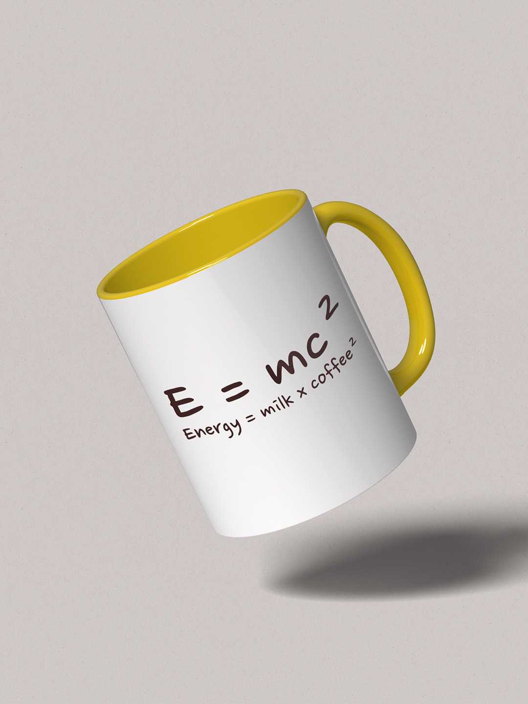 E=MC2 Graphic Printed Ceramic Mug