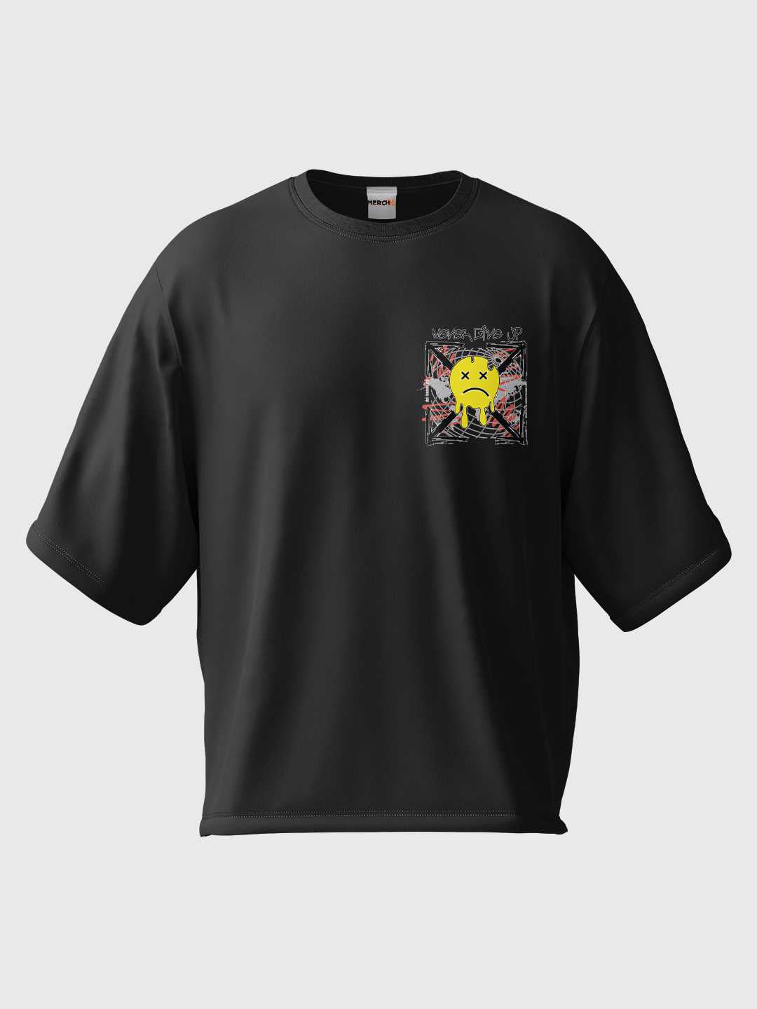 Never Give up Oversized Tee