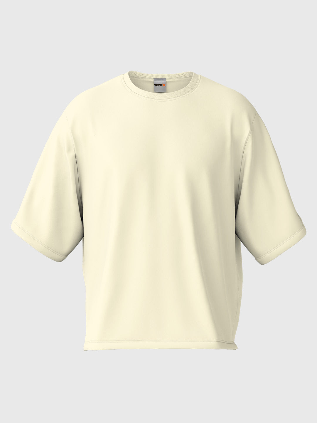 Vanilla Solid Oversized Tee
