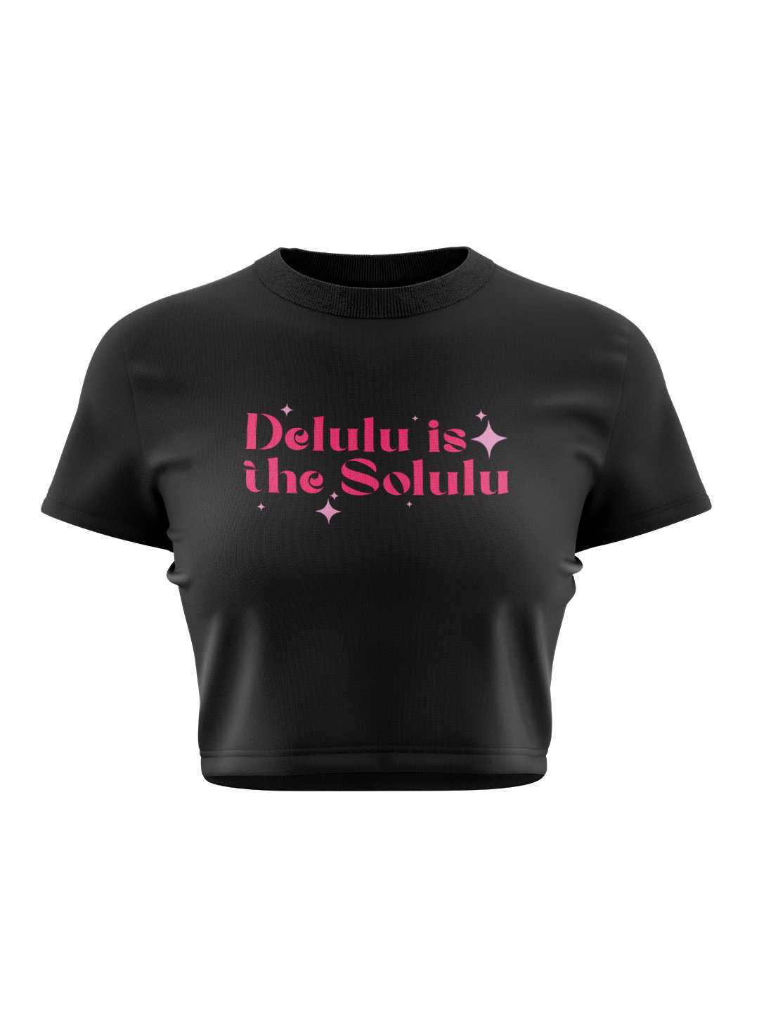 Delulu is Solulu Graphic Baby Tee