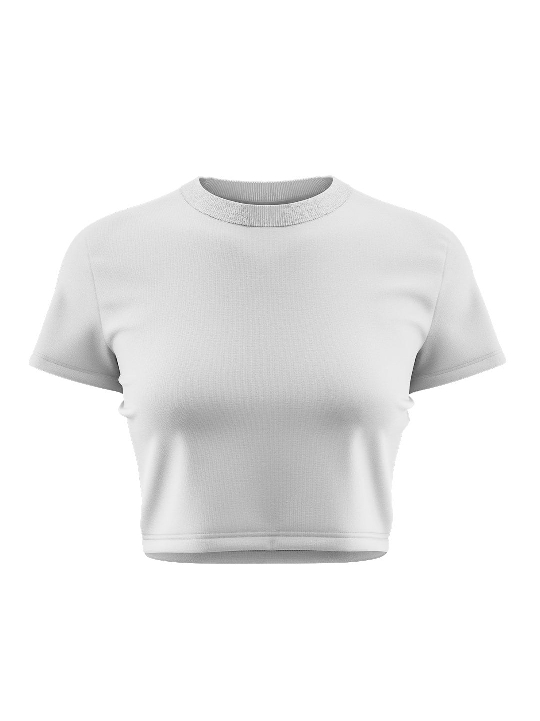 White Solid Baby Tee