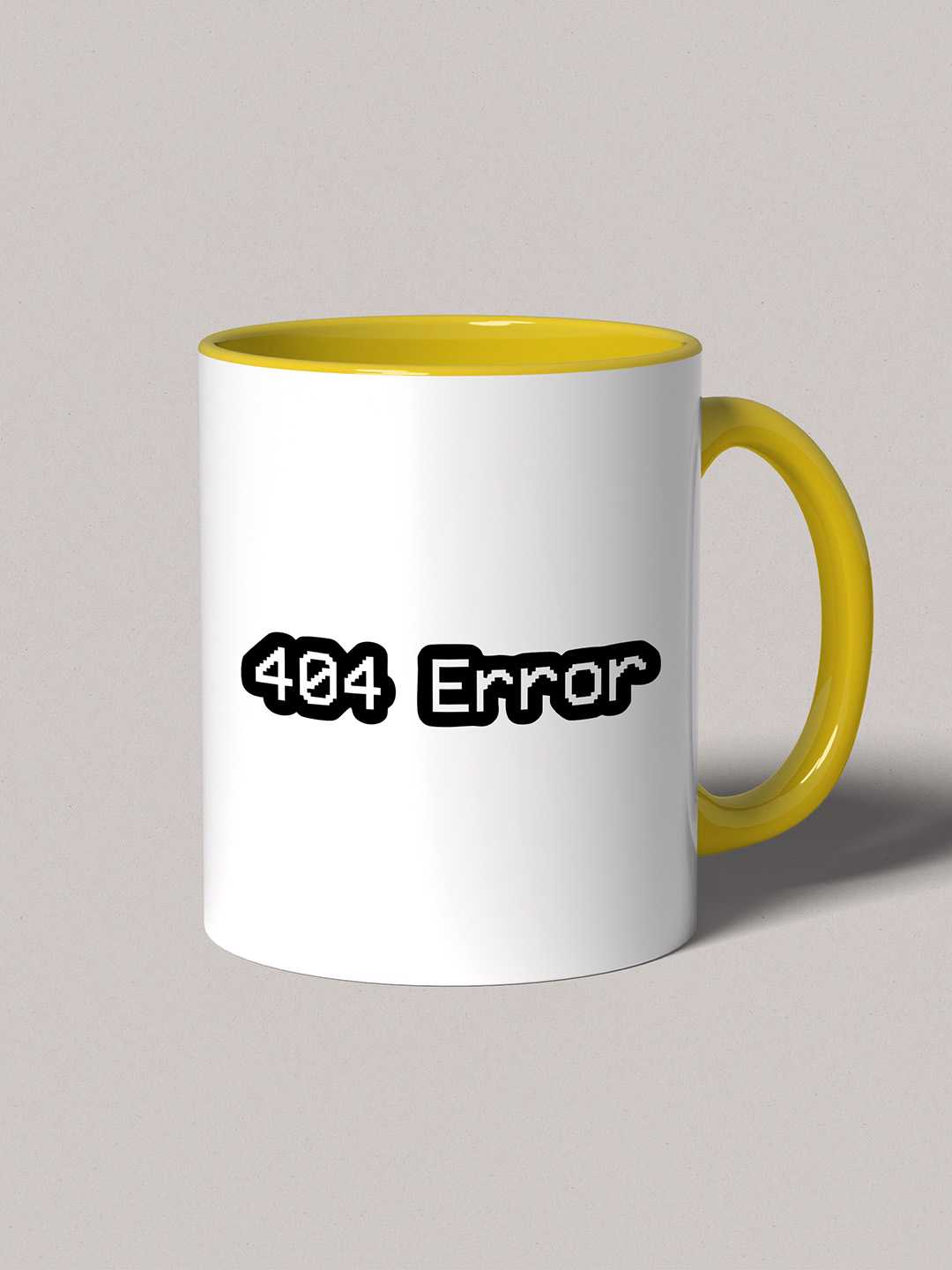 ERROR 404 Graphic Printed Ceramic Mug