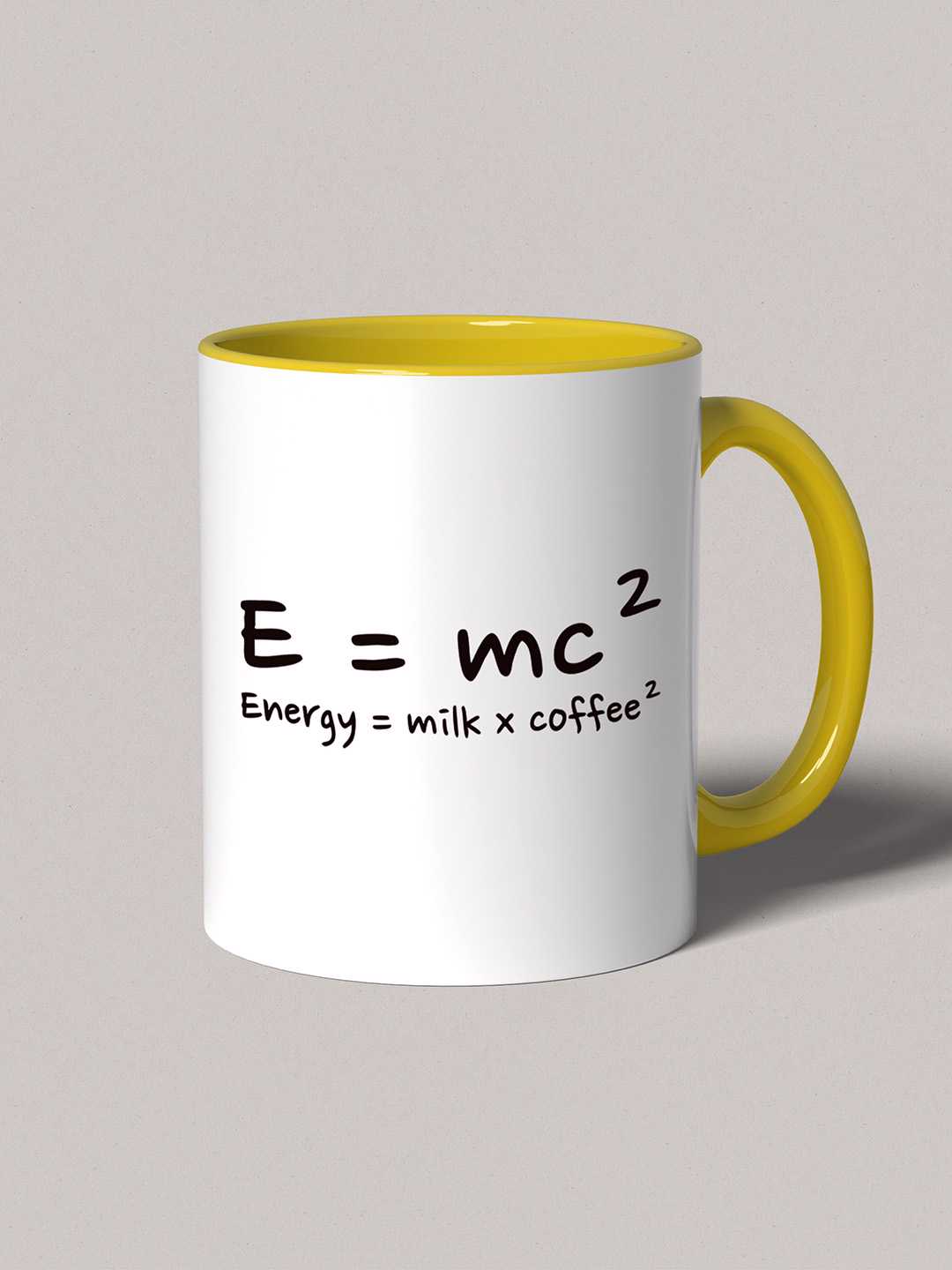 E=MC2 Graphic Printed Ceramic Mug