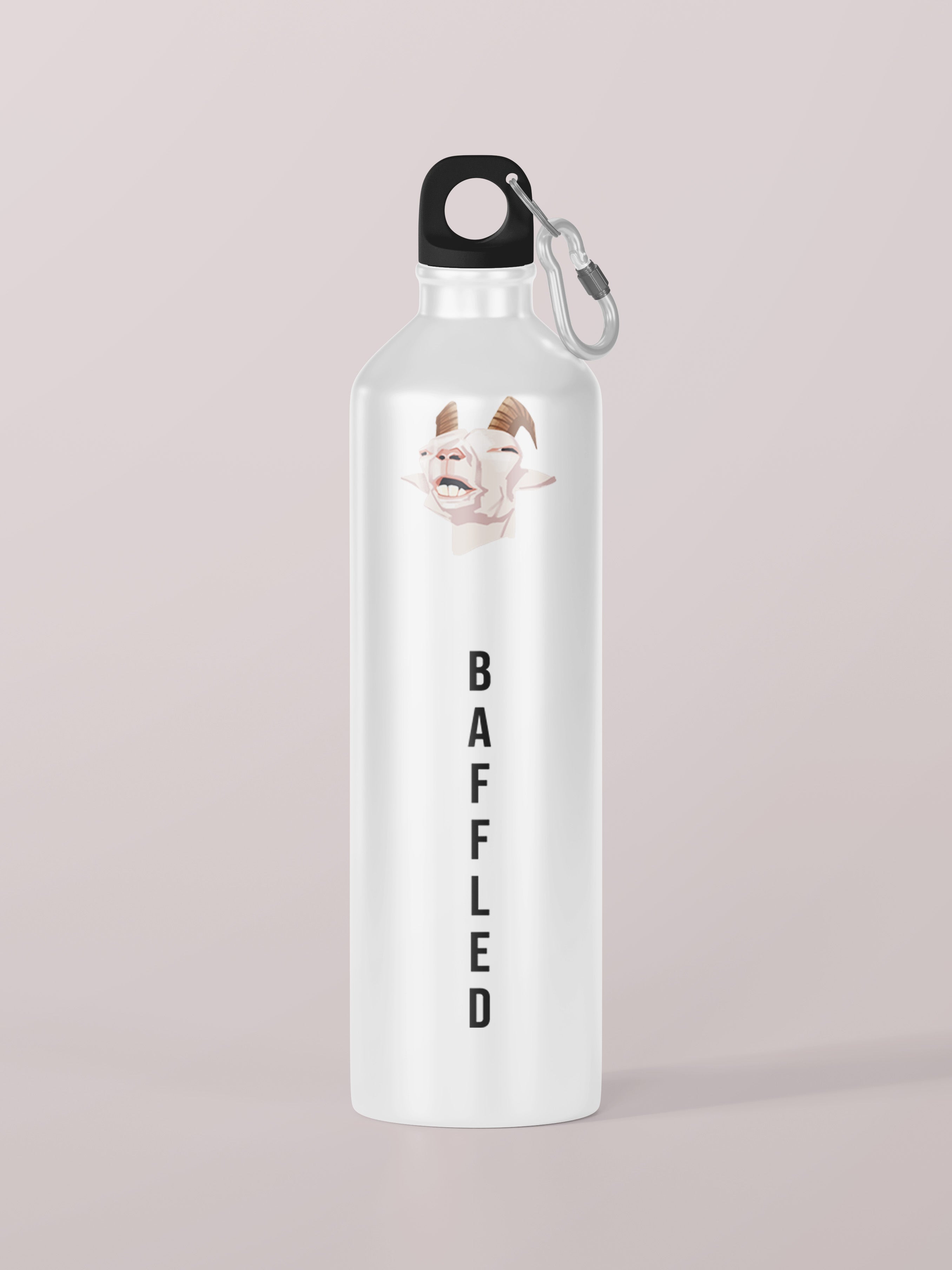 Baffled Graphic Metal Bottle