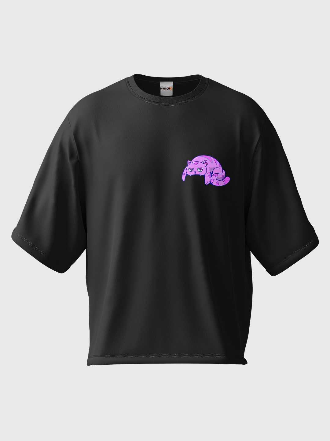 Cat Skull Oversized Tee