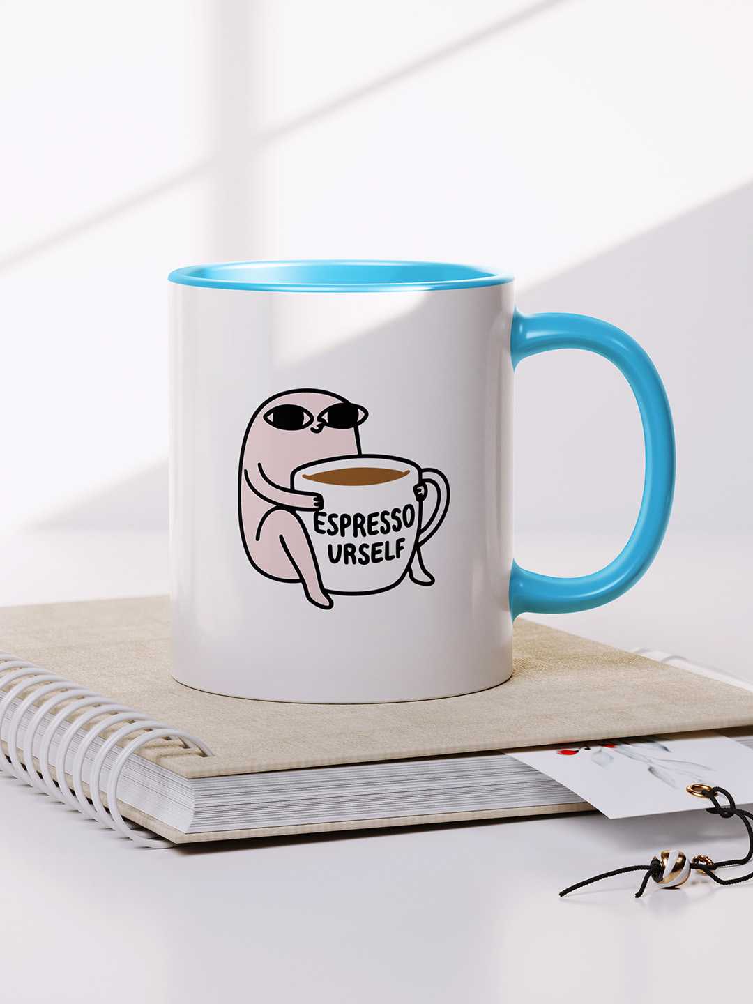 Espresso Urself Graphic Printed Ceramic Mug
