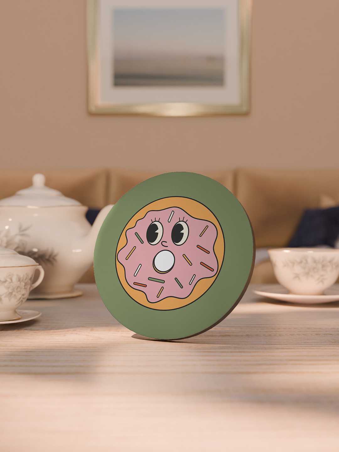 Love and Latte Graphic Coasters - Pack of 6