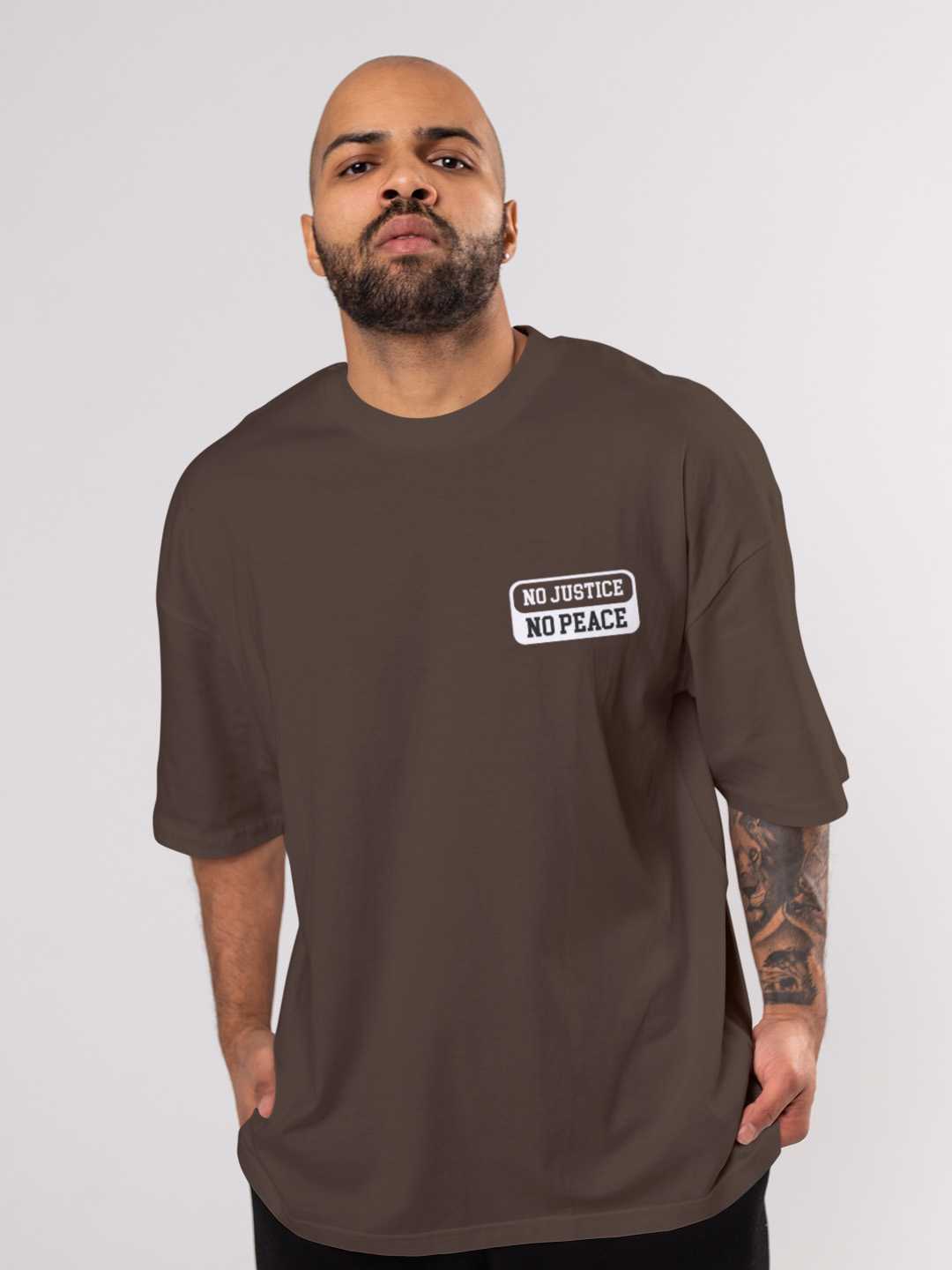 No Justice No Peace Oversized Tee