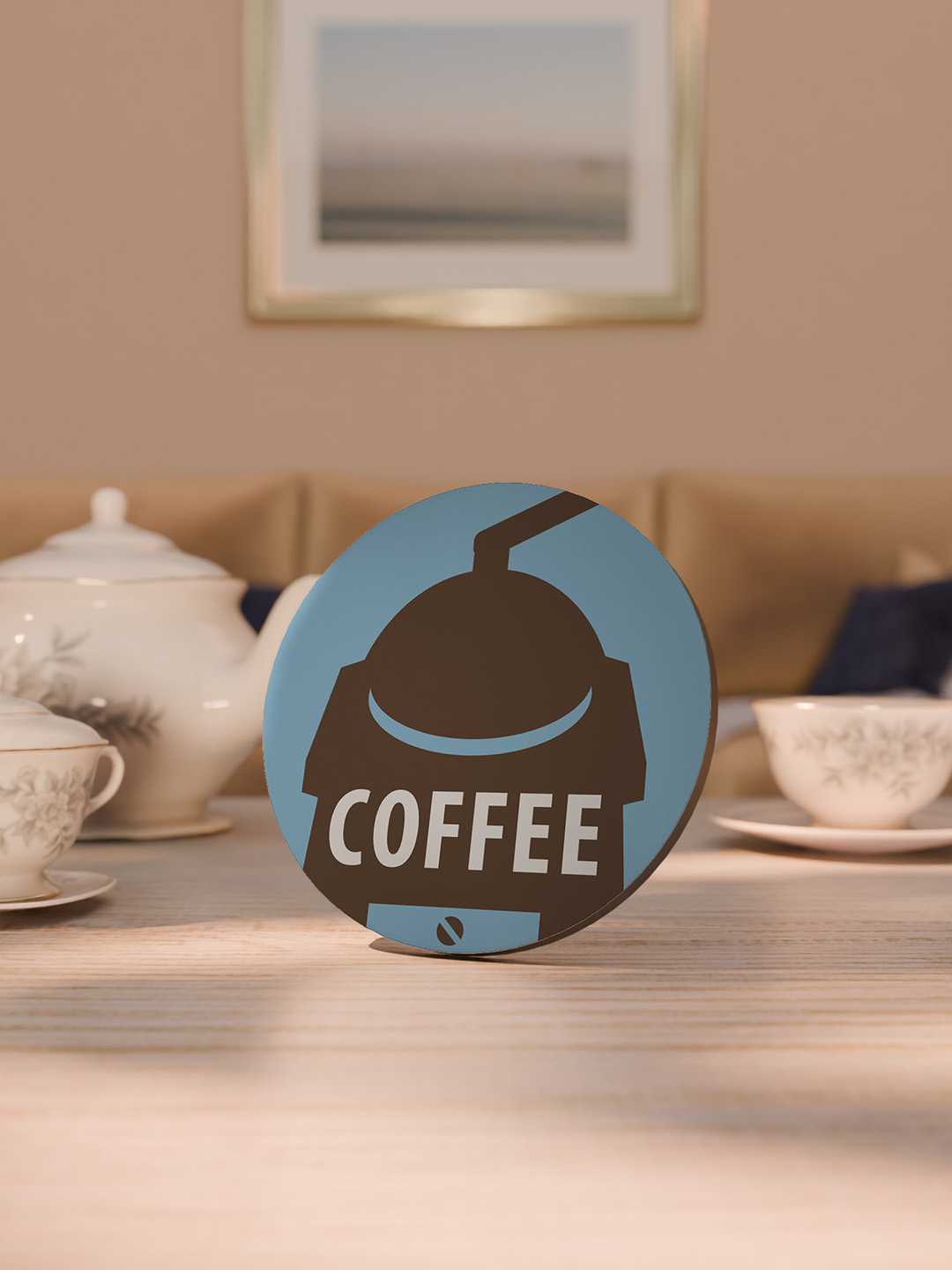 Tea & Coffee Graphic Coasters - Pack of 6