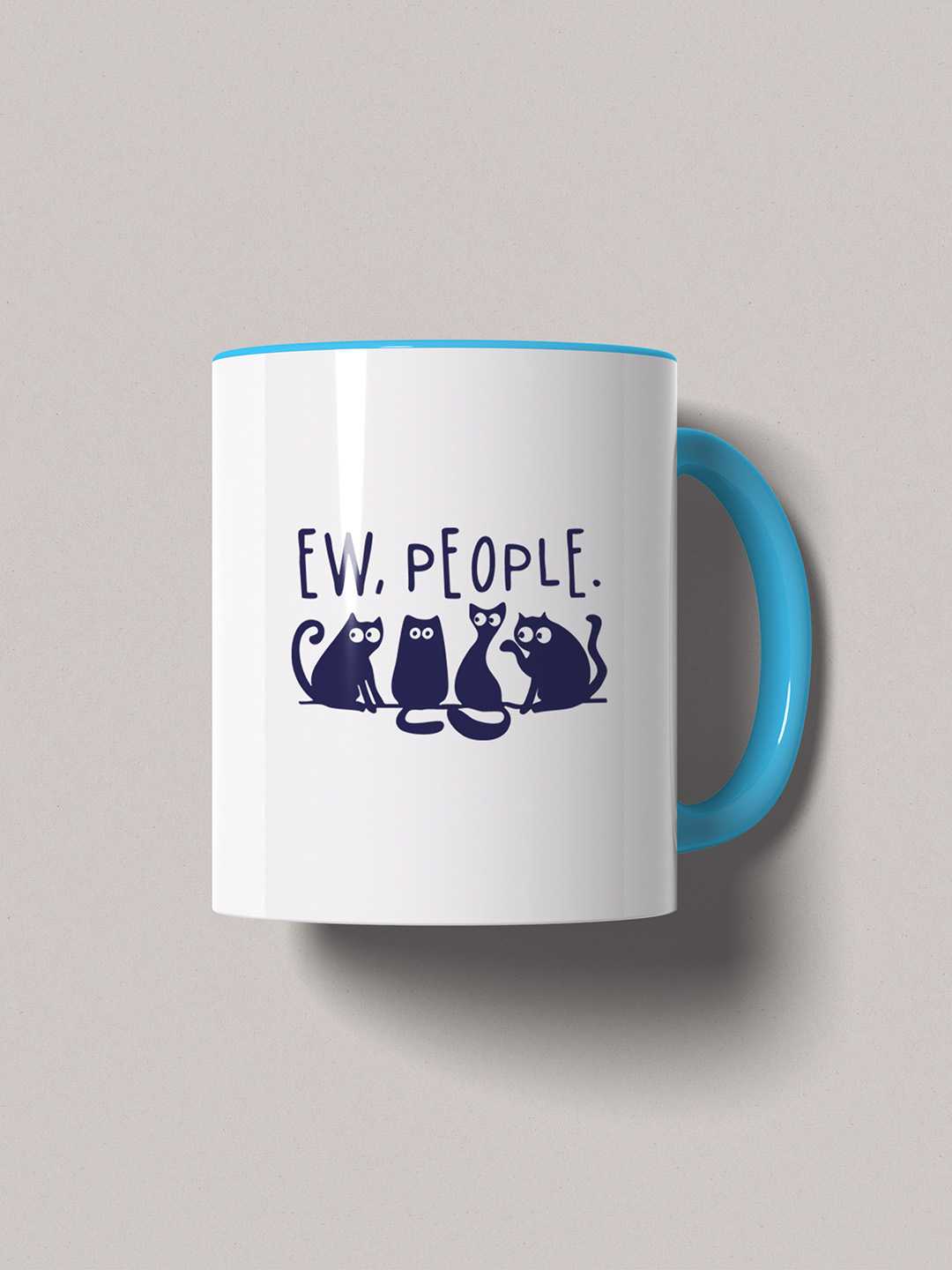 Ew People Graphic Printed Ceramic Mug