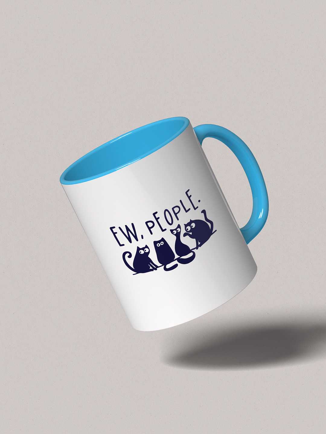 Ew People Graphic Printed Ceramic Mug