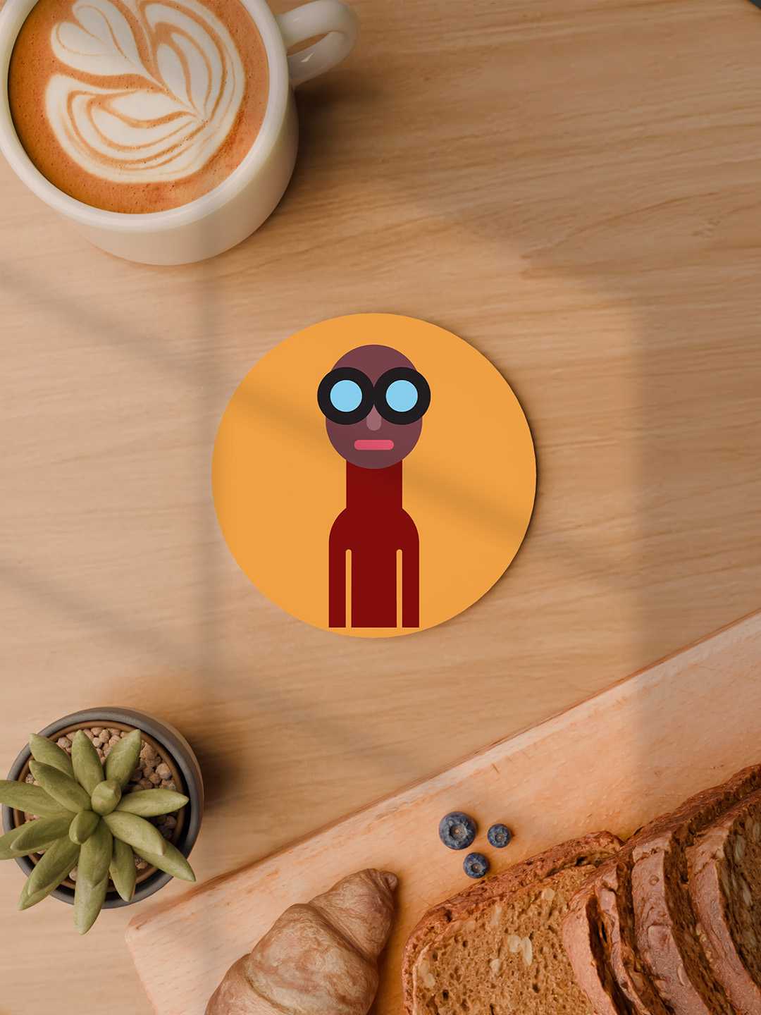 The Cool Crew Graphic Coasters - Pack of 6