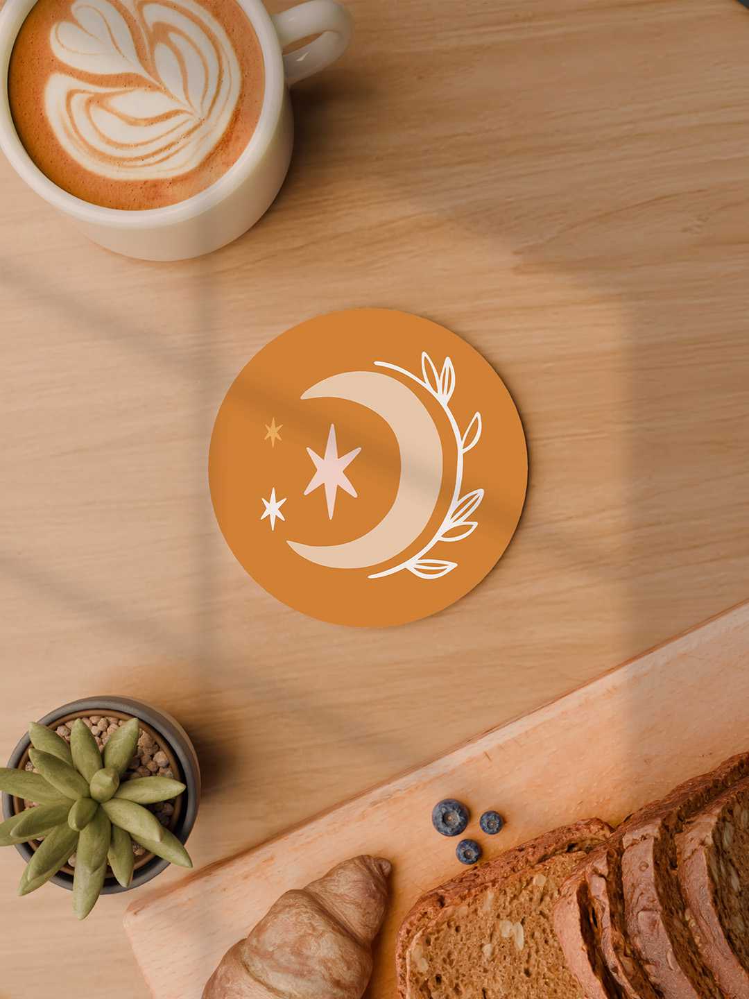 Aura and Earth Art Graphic Coasters - Pack of 6