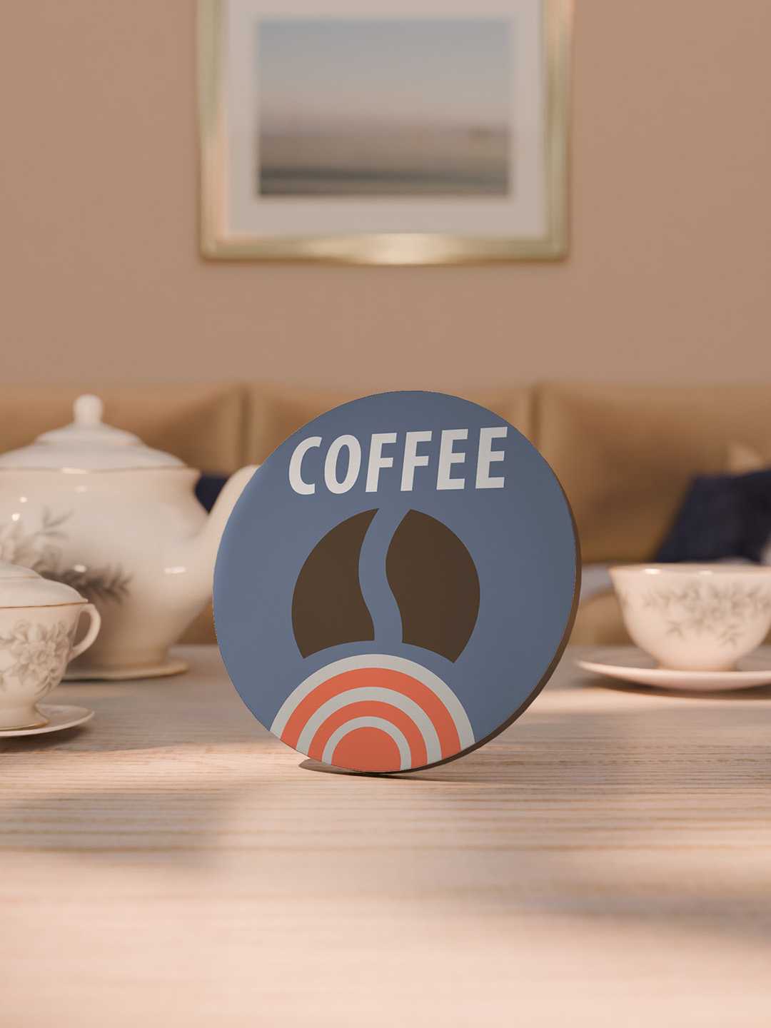 Tea & Coffee Graphic Coasters - Pack of 6