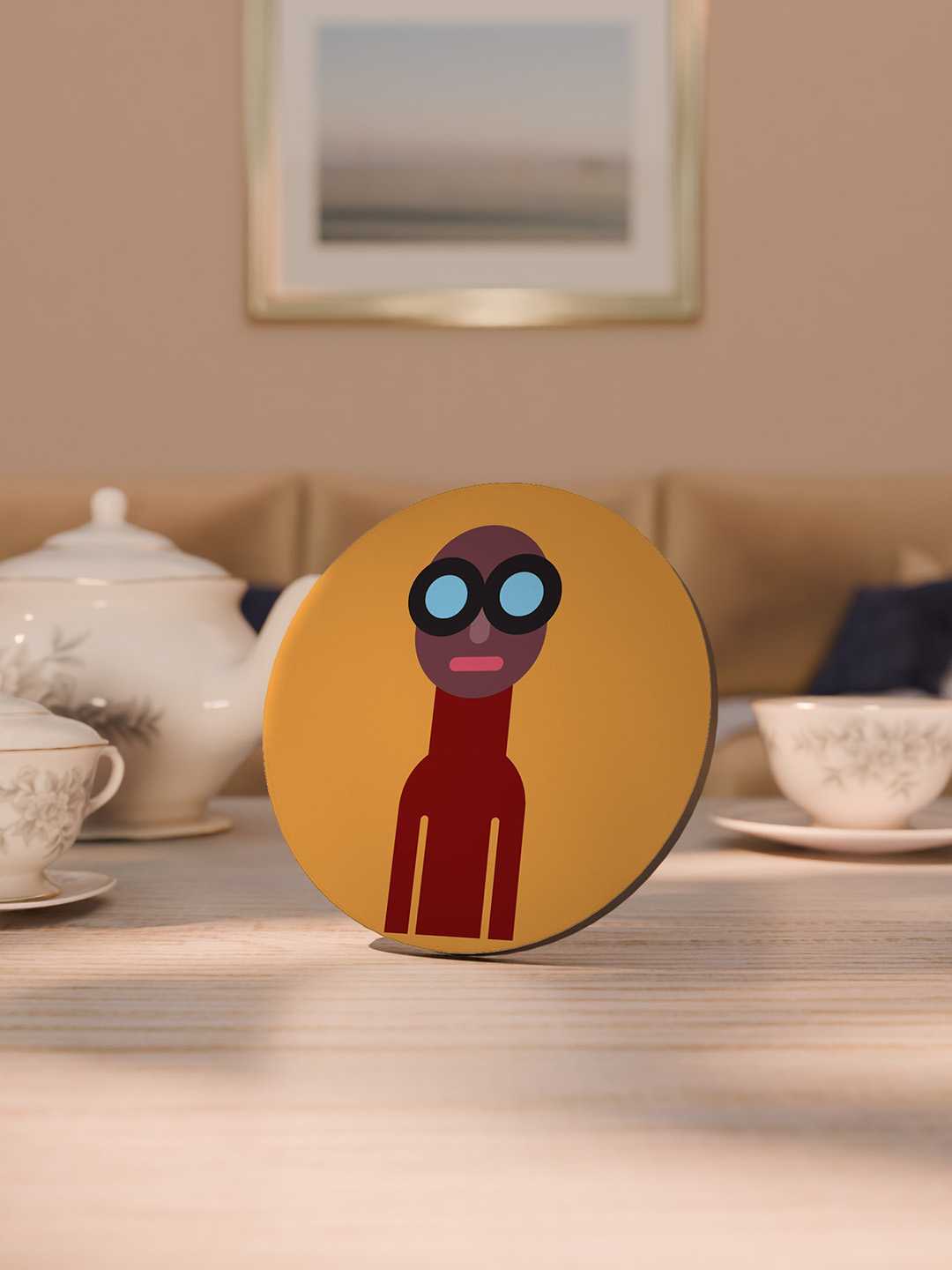 The Cool Crew Graphic Coasters - Pack of 6