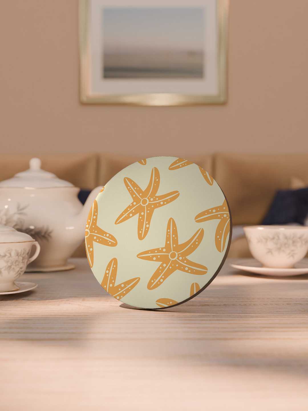 Beach Vibe Graphic Coasters - Pack of 6