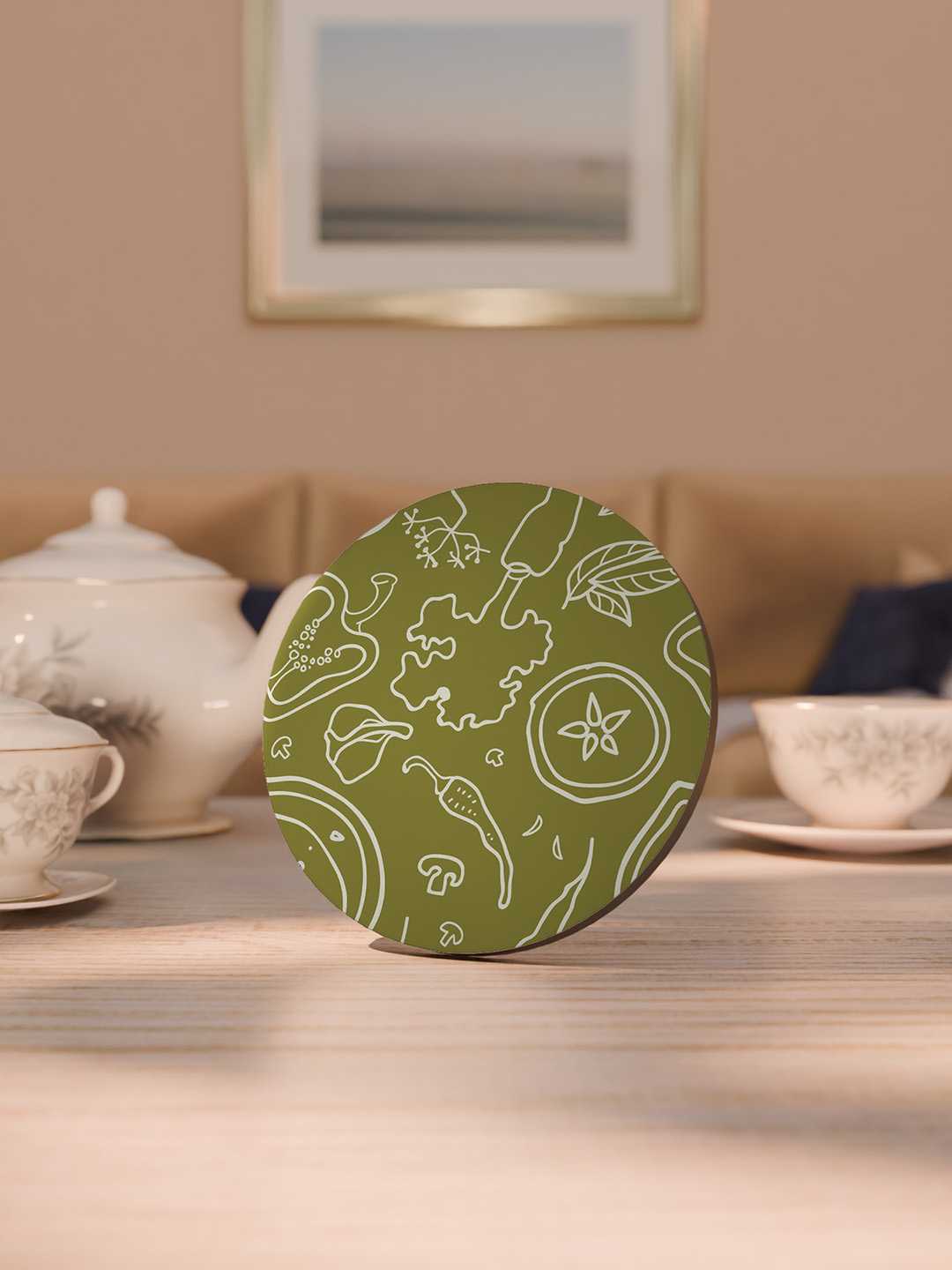 Whimsy Kitchen Graphic Coasters - Pack of 6