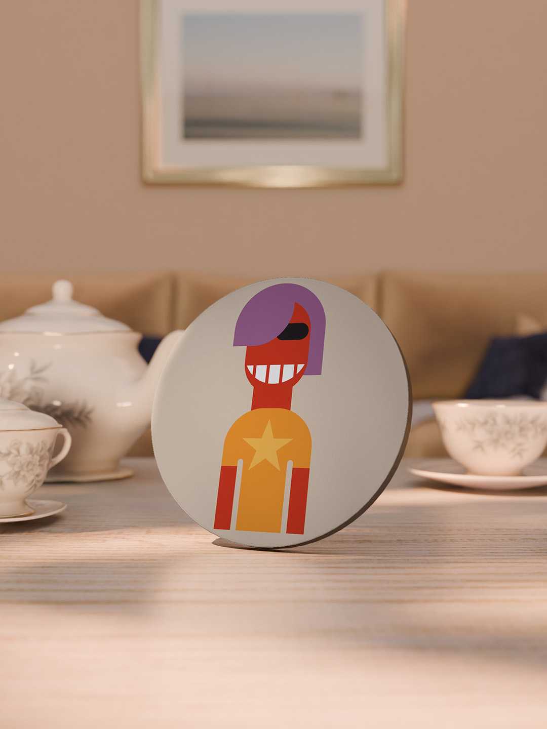 The Chill Peeps Graphic Coasters - Pack of 6