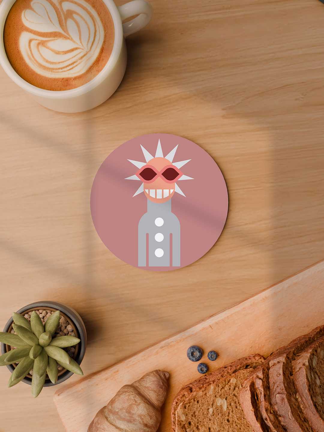 The Chill Peeps Graphic Coasters - Pack of 6