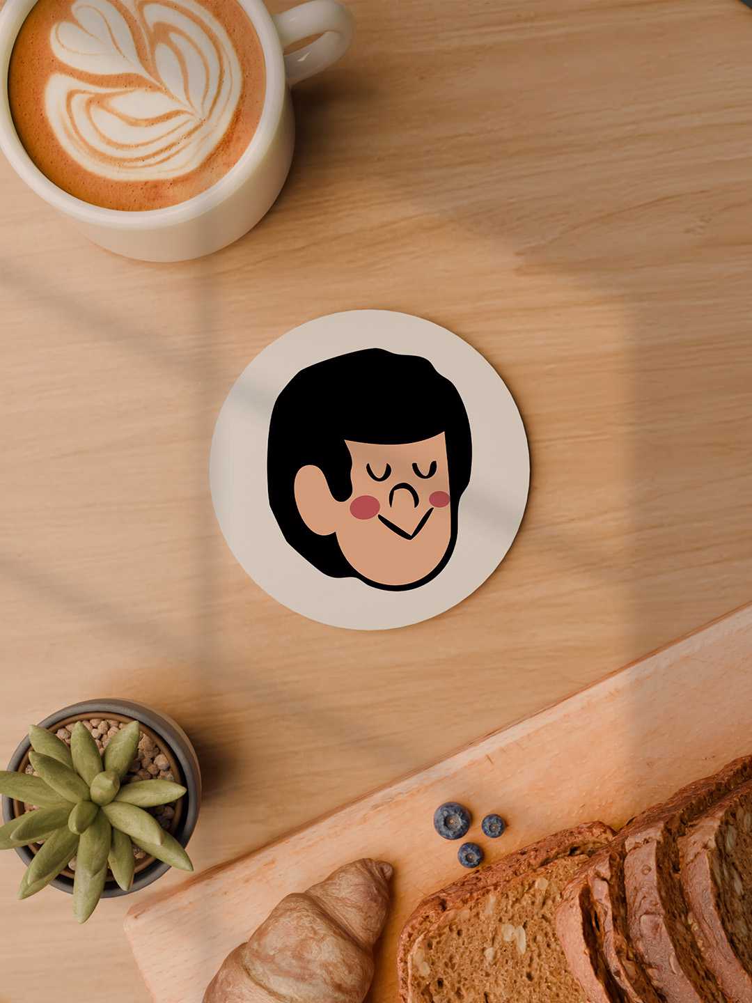 The LOL Expressions Graphic Coasters - Pack of 6