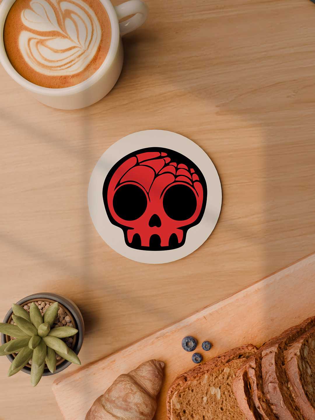 Skull Graphic Coasters - Pack of 6