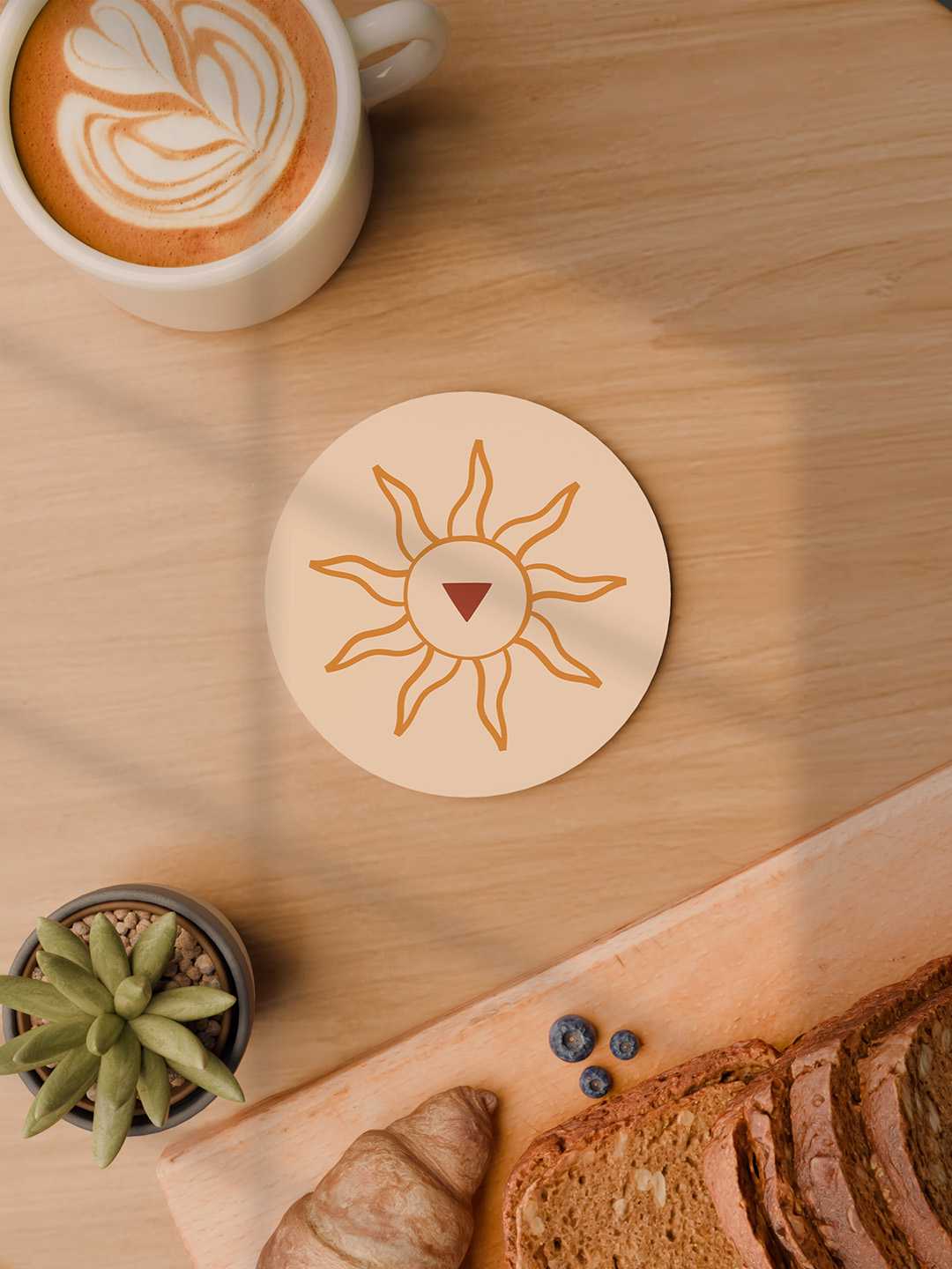 Aura and Earth Art Graphic Coasters - Pack of 6