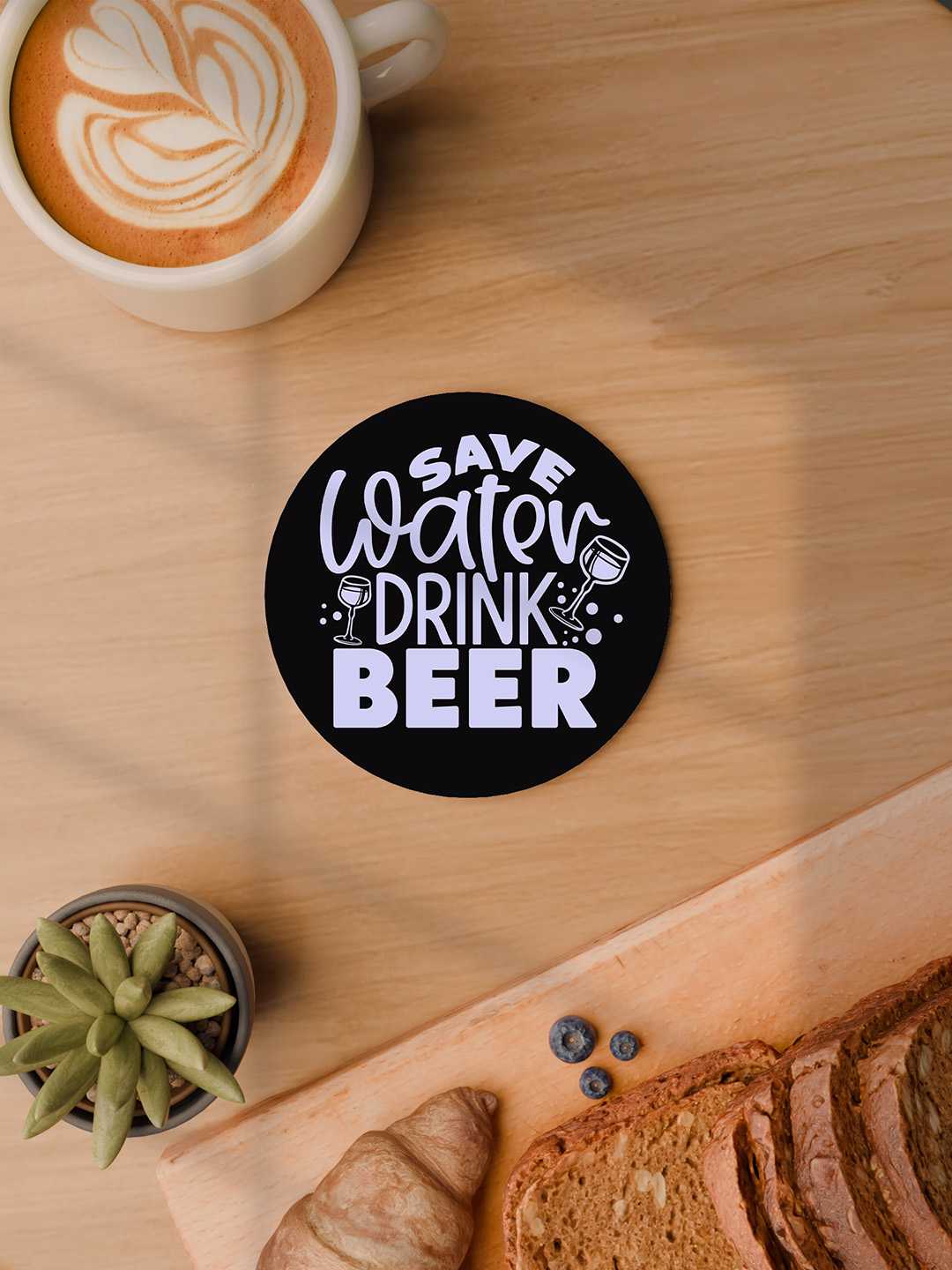 Drunk Talks Graphic Coasters - Pack of 6