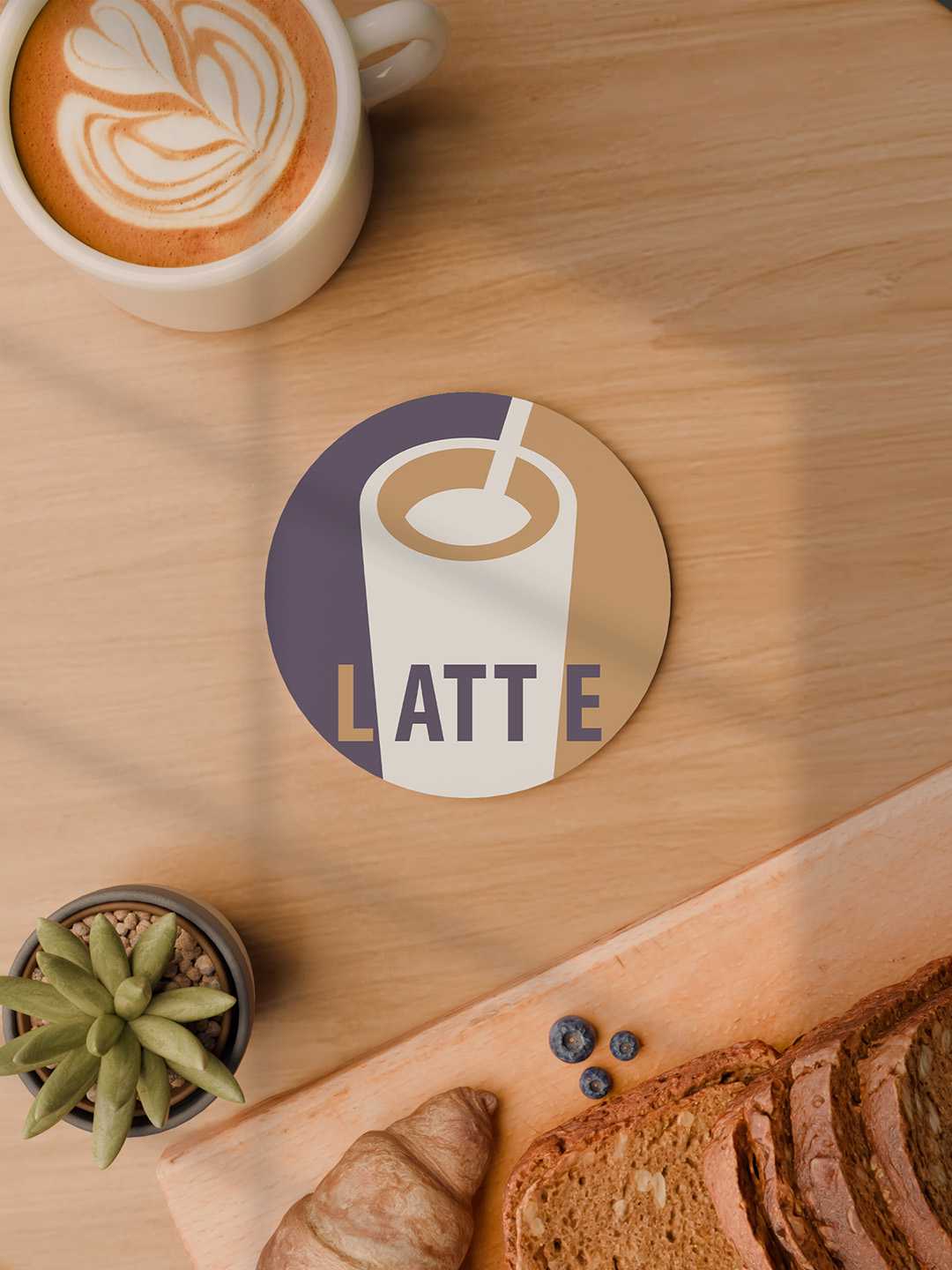 Tea & Coffee Graphic Coasters - Pack of 6