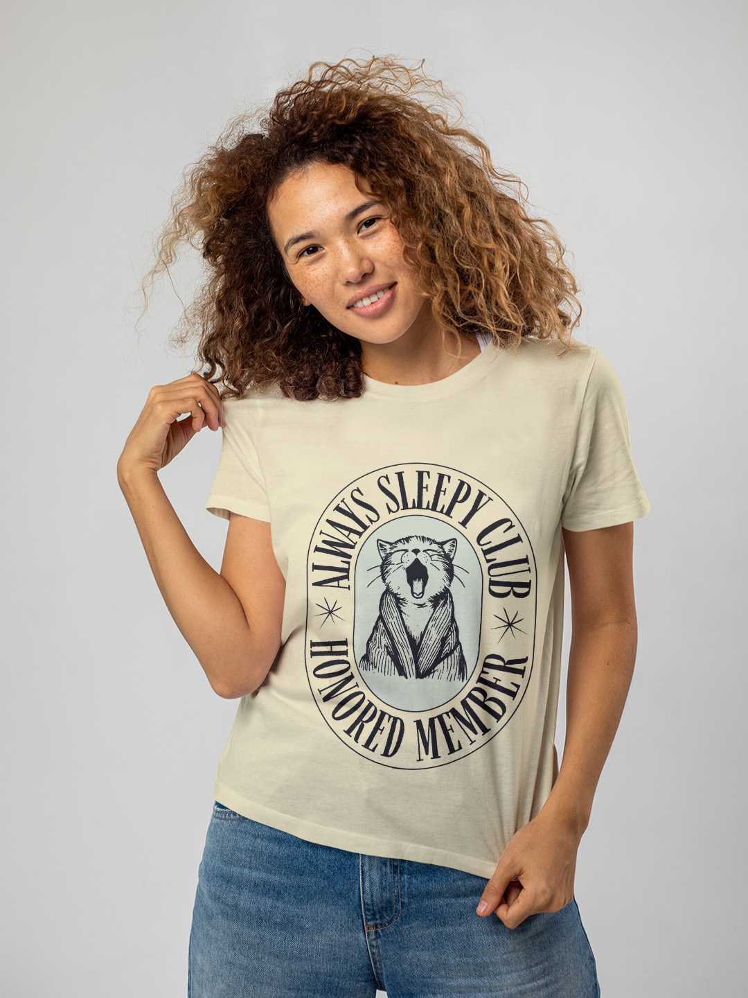 Always Sleepy Club Graphic Tee