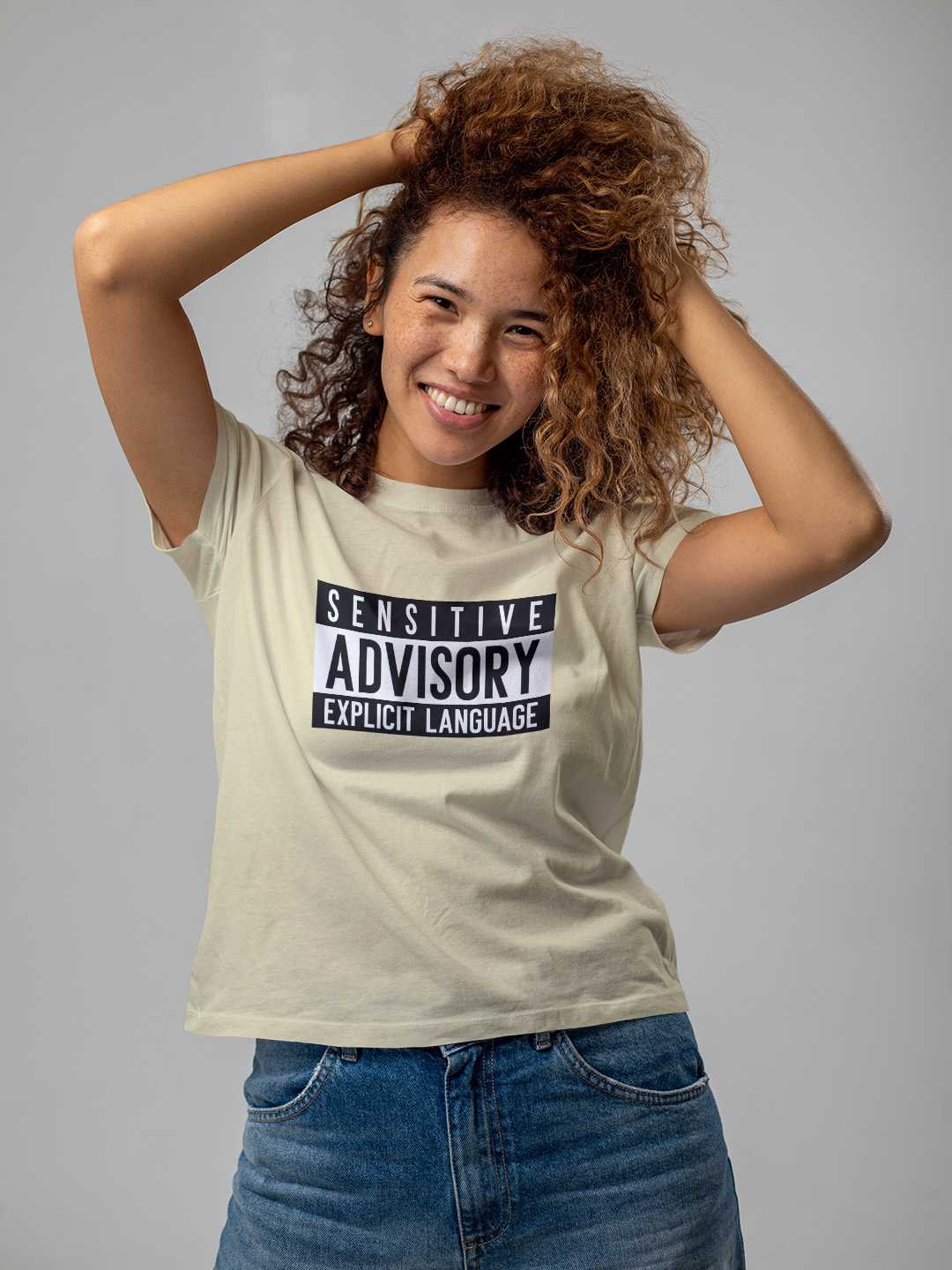 Sensitive Advisory Graphic Tee