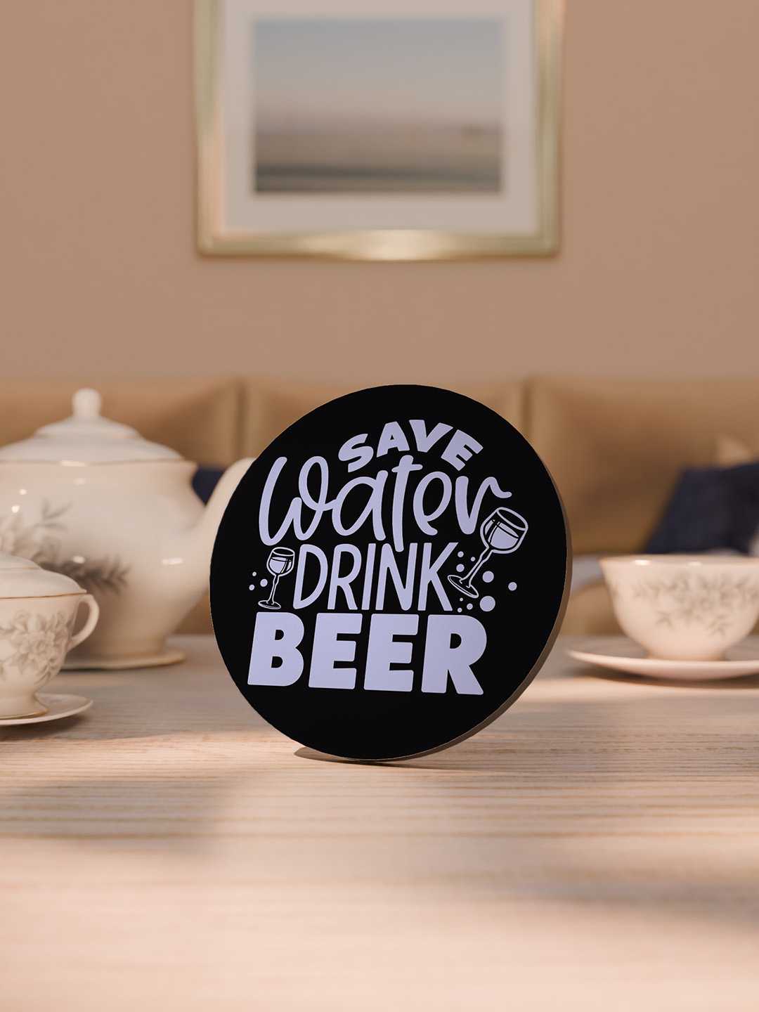Drunk Talks Graphic Coasters - Pack of 6