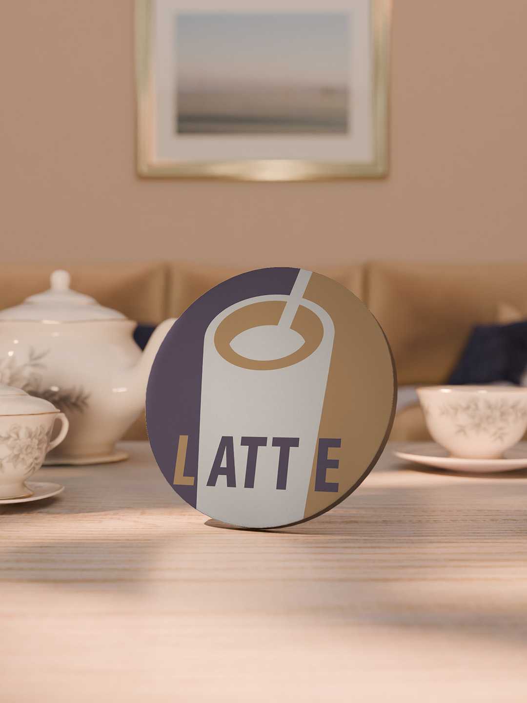 Tea & Coffee Graphic Coasters - Pack of 6