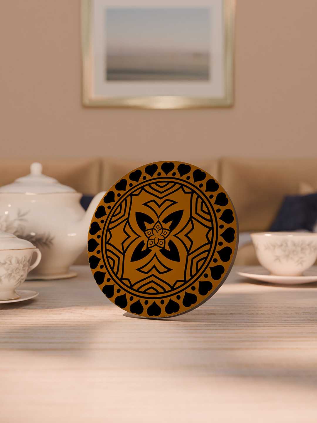 Ethnicity Pattern Graphic Coasters - Pack of 6