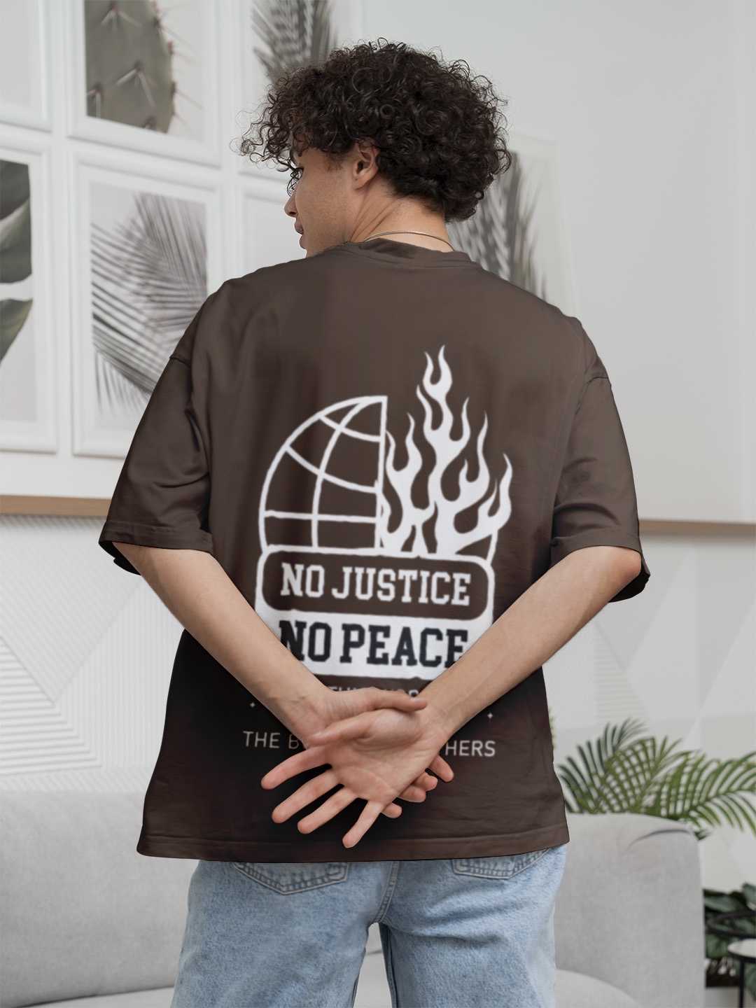 No Justice No Peace Oversized Tee
