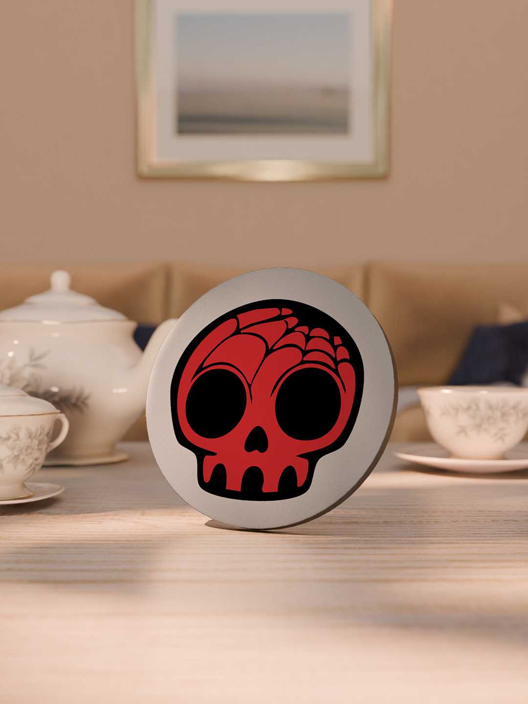Skull Graphic Coasters - Pack of 6