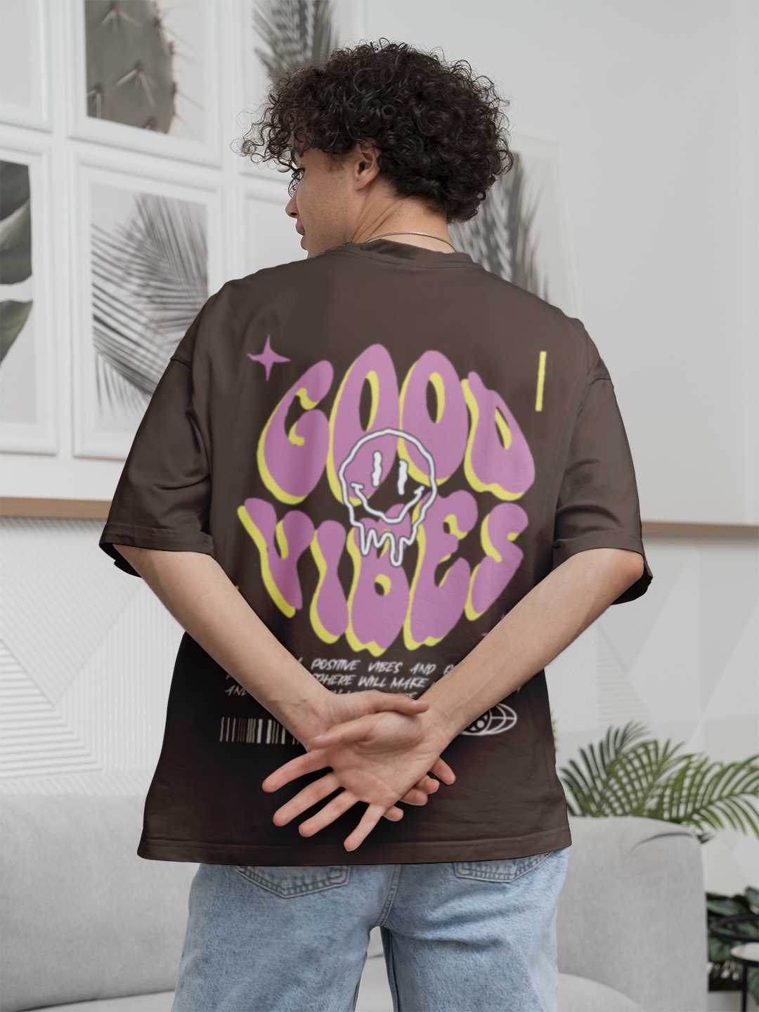Good Vibes Oversized Tee