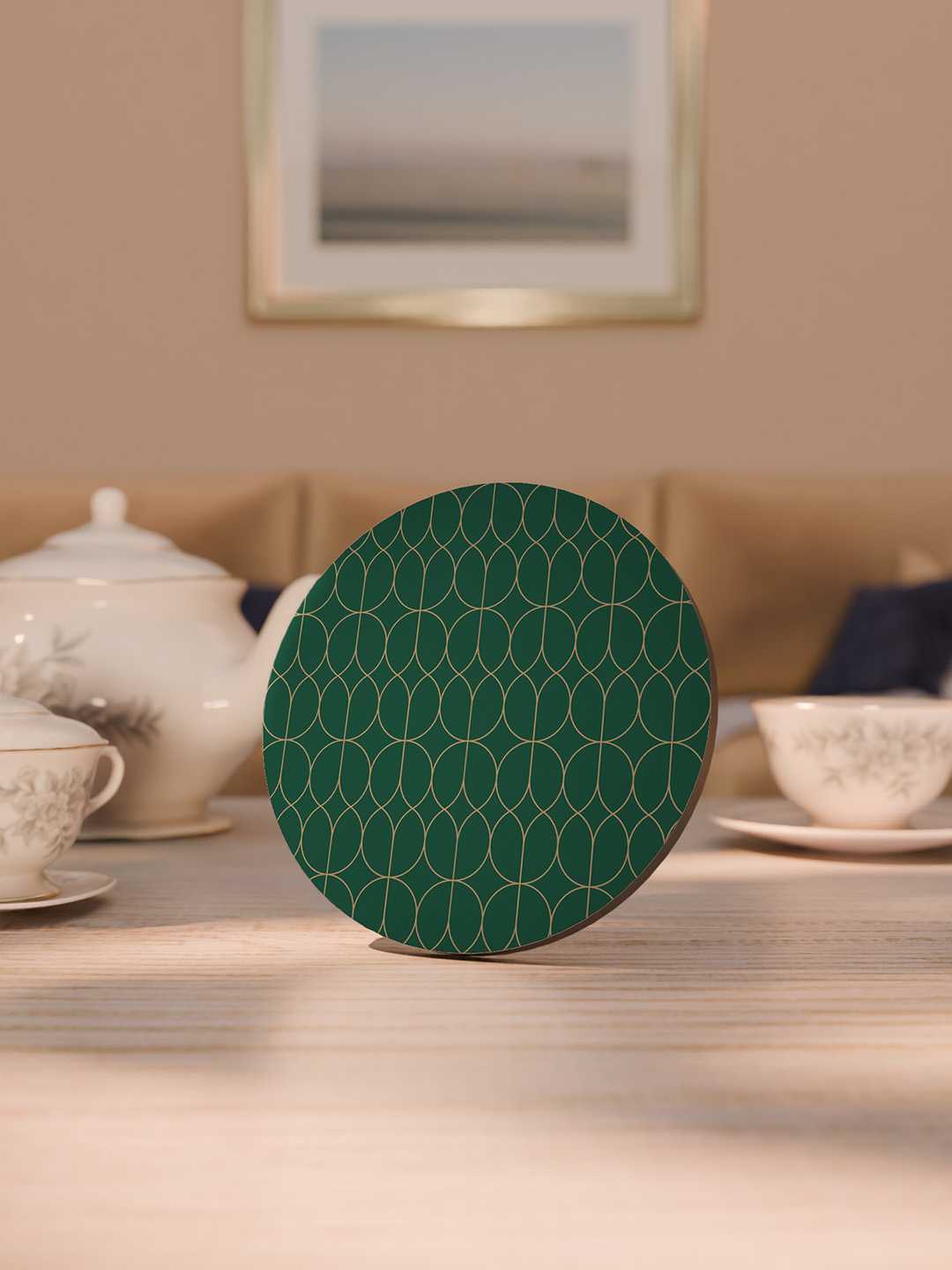 Elegant Luxe Pattern Graphic Coasters - Pack of 6